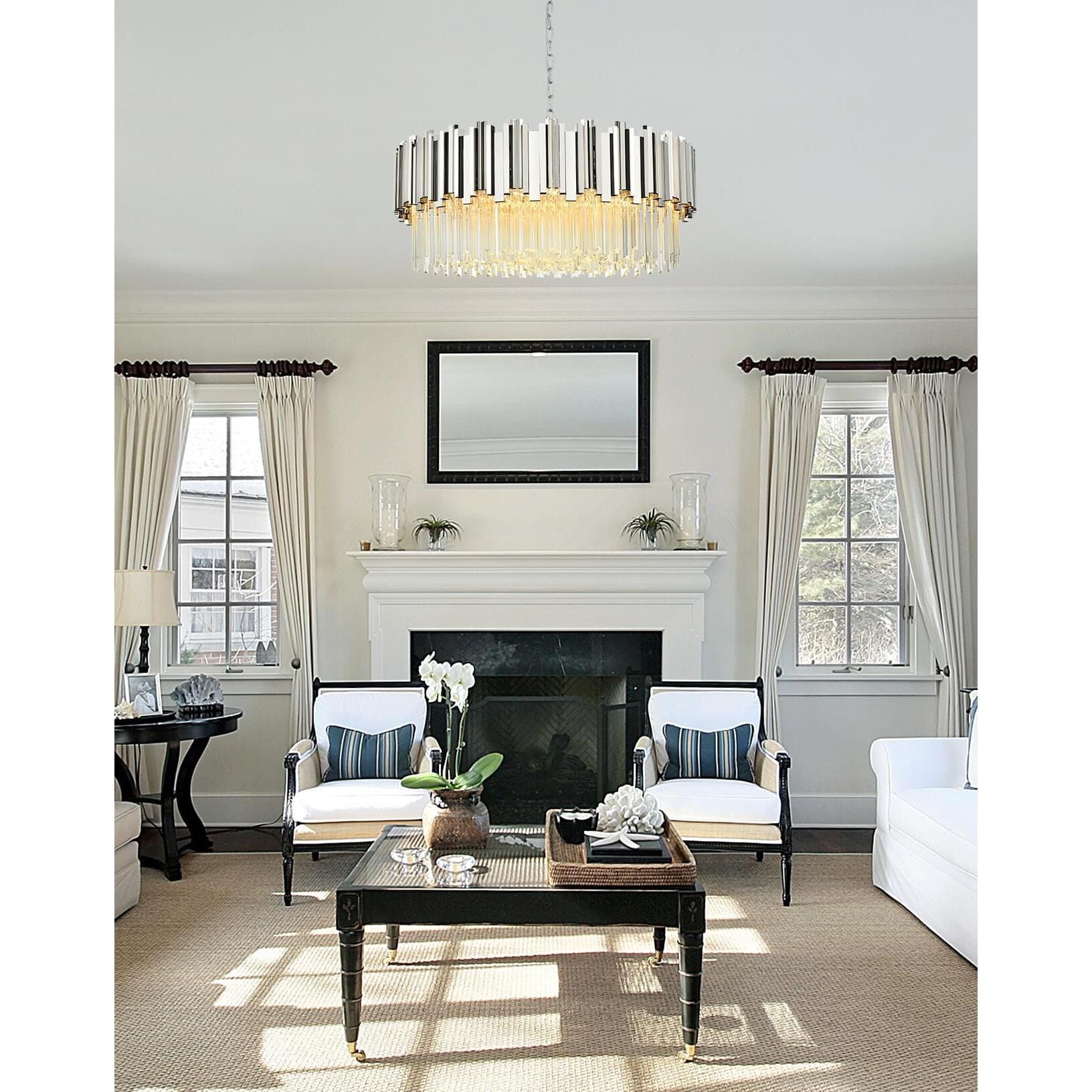 Willow 32 Inch Chandelier by Elegant Lighting