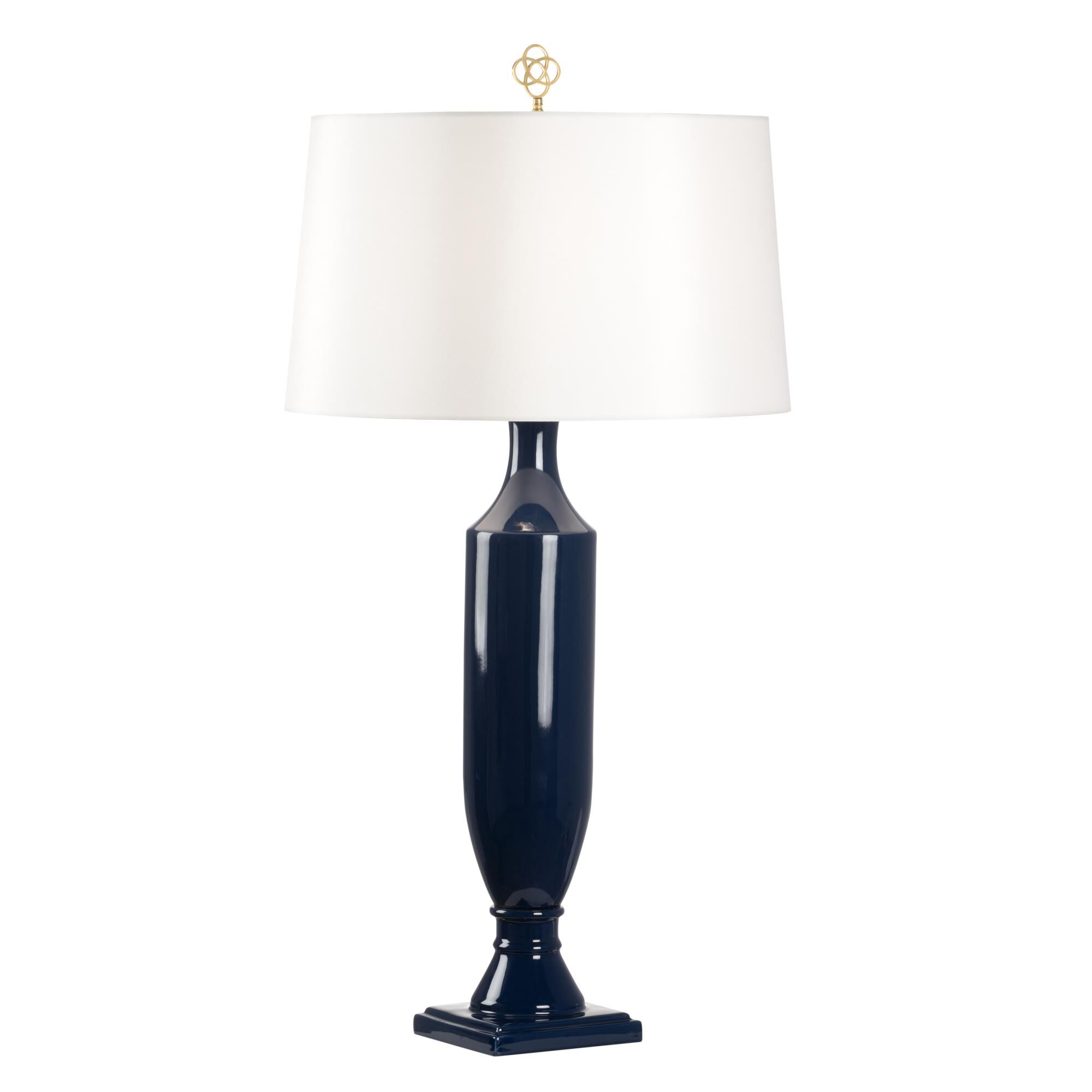 Shown in Glaze finish and Off White Silk shade