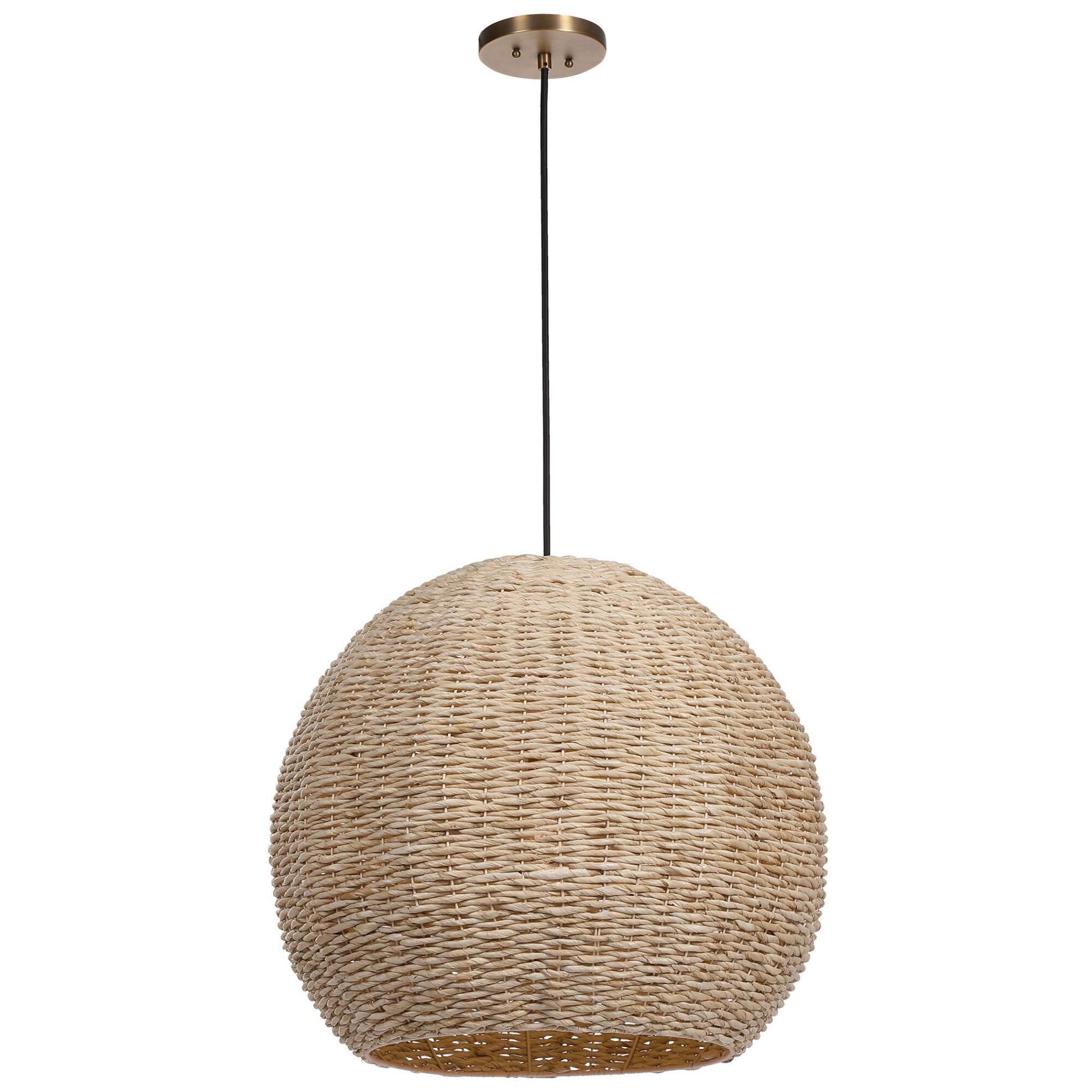 Uttermost Seagrass 24 Inch Large Pendant