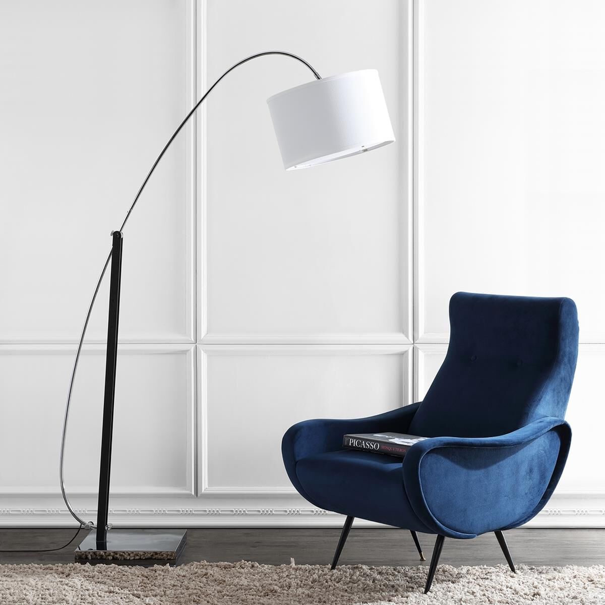 Lyra Adjustable Arc 84 Inch Arc Lamp by Safavieh