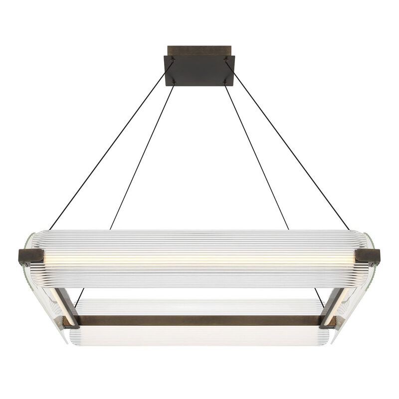 Neoness 34 Inch 4 Light Chandelier by Eurofase Lighting
