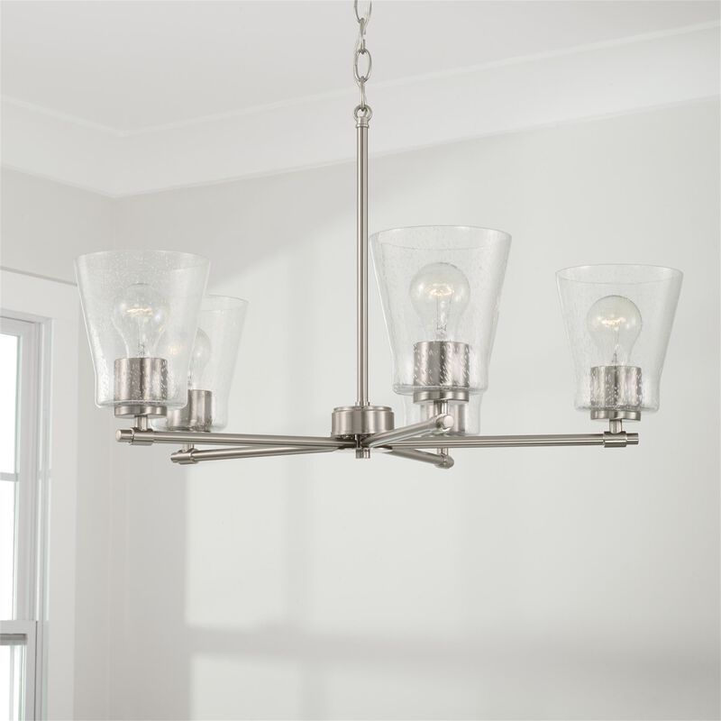 Baker 27 Inch 5 Light Chandelier by Homeplace by Capital Lighting Fixture Company