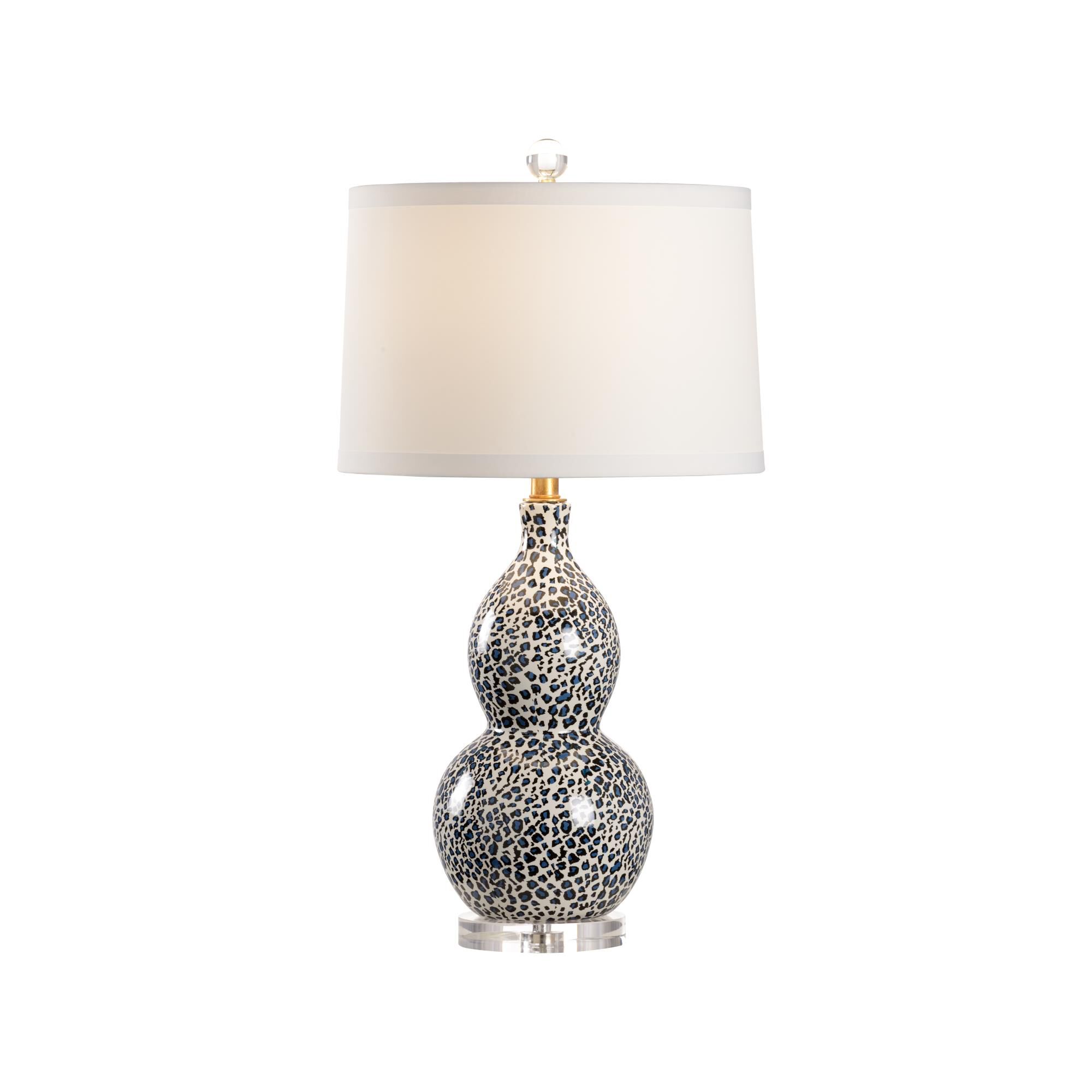 Snow Leopard Table Lamp by Wildwood