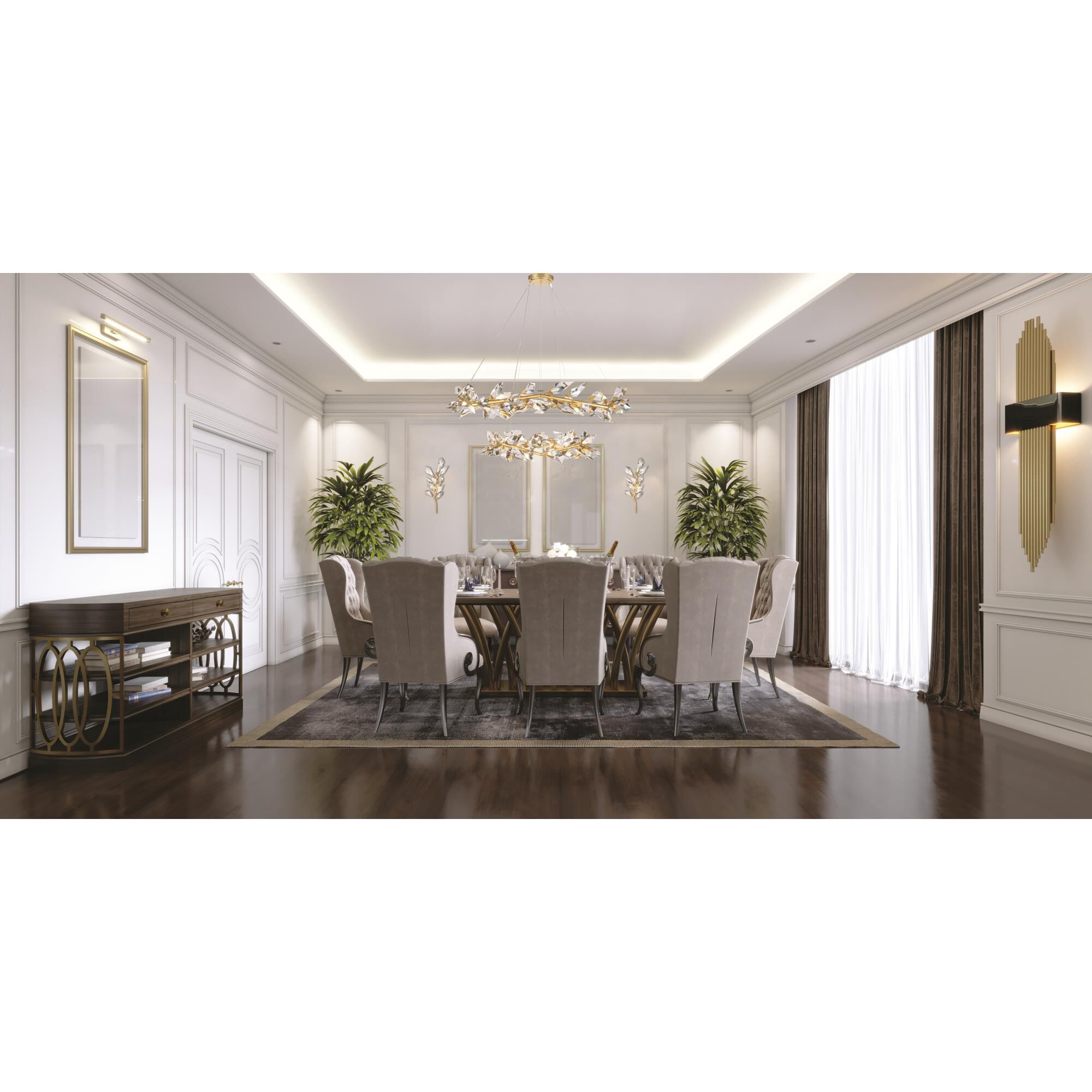 Foret Large Pendant by Fine Art Handcrafted Lighting