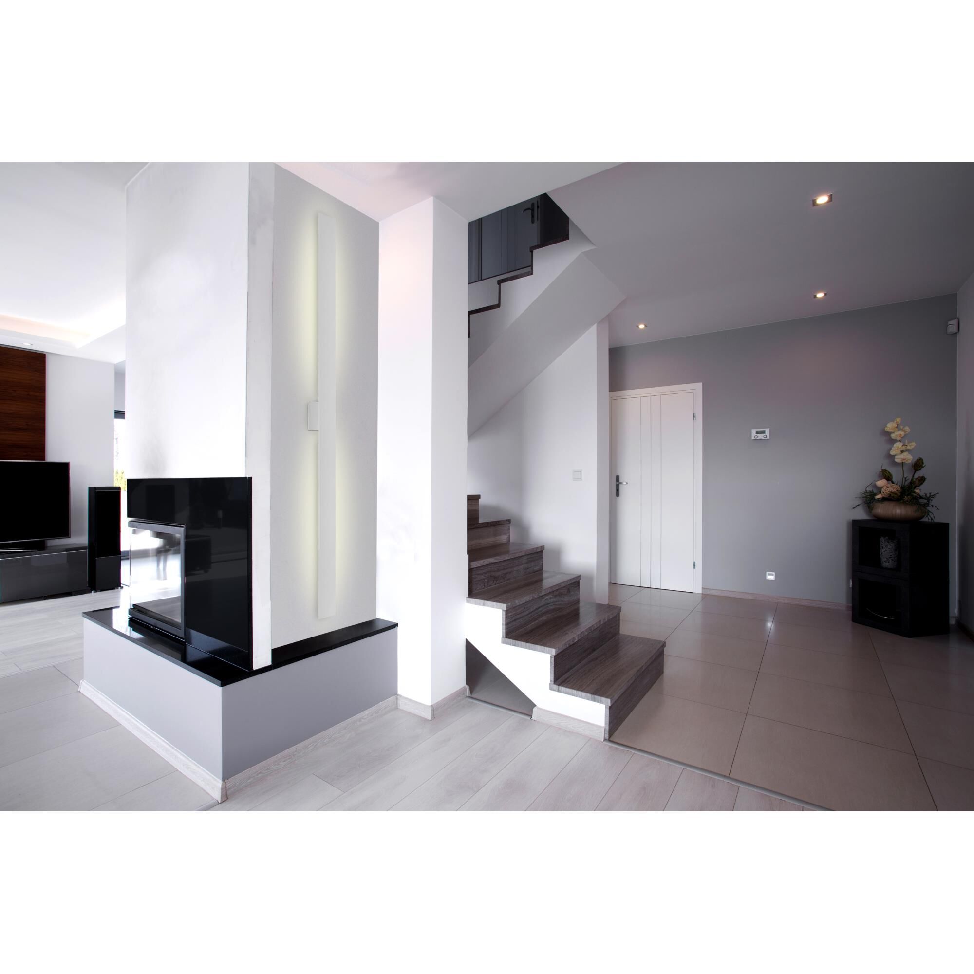 Shown in White finish