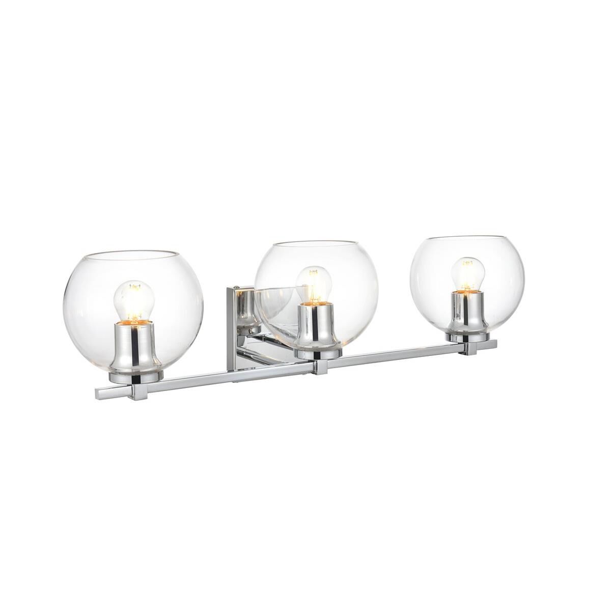 Juelz 24 Inch 3 Light Bath Vanity Light by Elegant Lighting