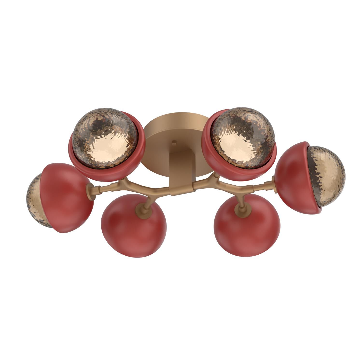 Levi Wilson Cabochon 27 Inch Flush Mount by Hammerton Studio