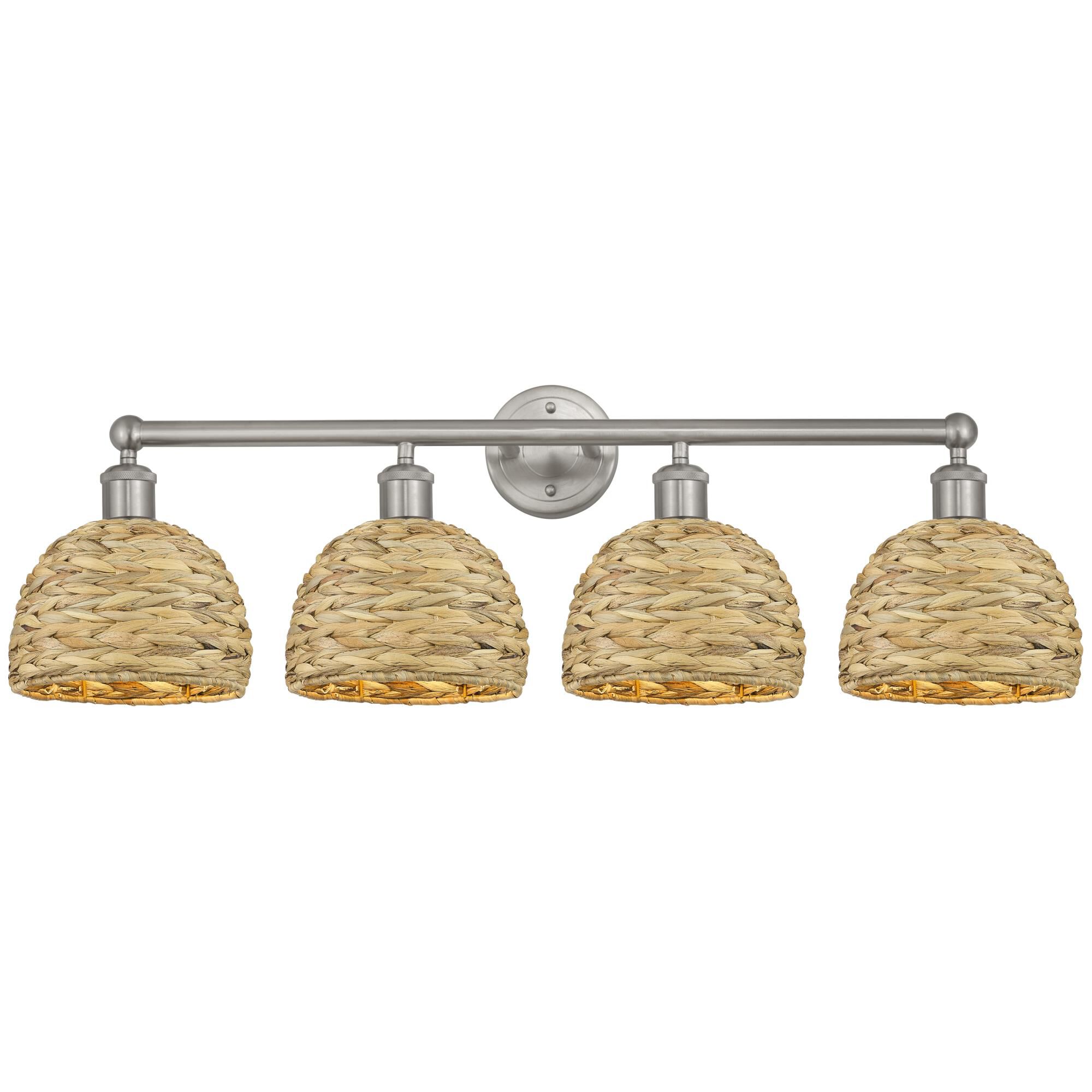 Bruno Marashlian Woven Rattan 35 Inch Bath Vanity Light by Innovations Lighting