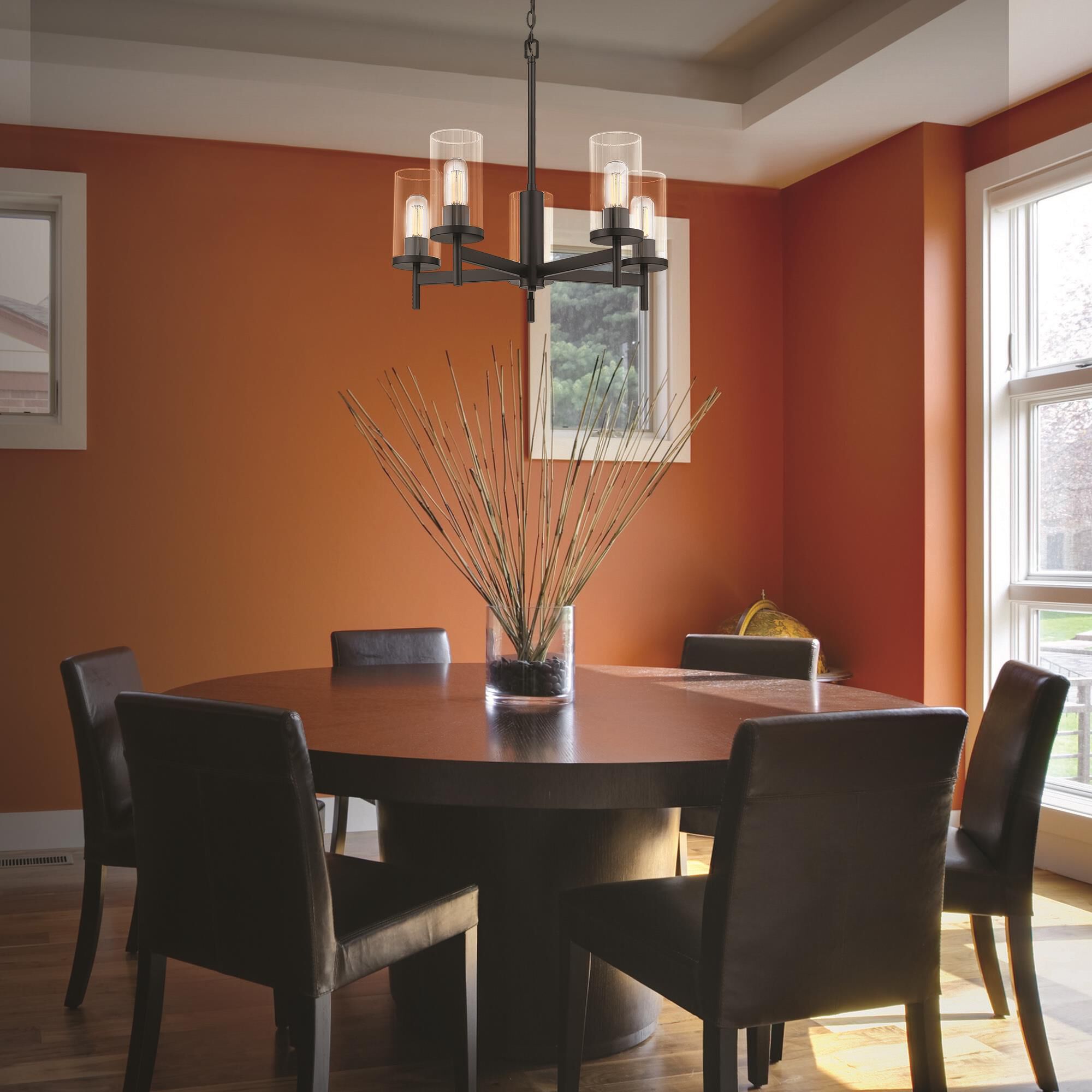 Winslett 23 Inch 5 Light Chandelier by Golden Lighting