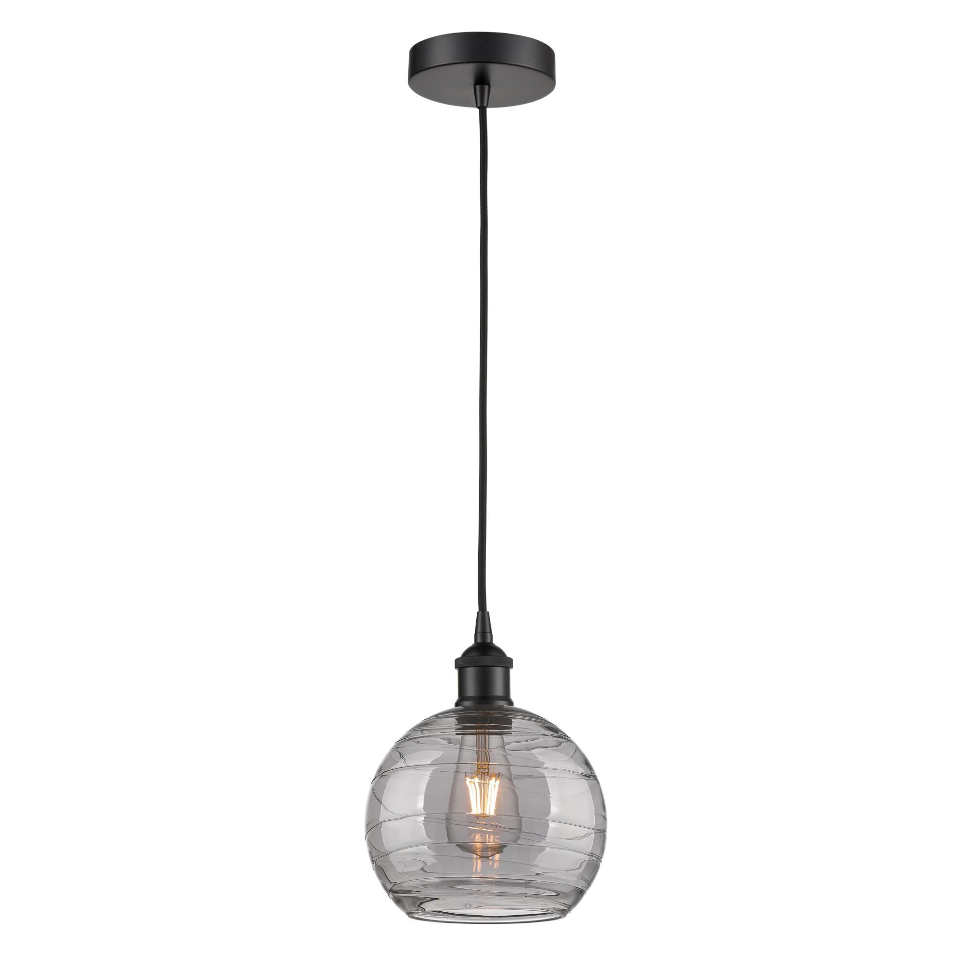 Bruno Marashlian Athens Deco Swirl 8 Inch Mini Pendant by Innovations Lighting