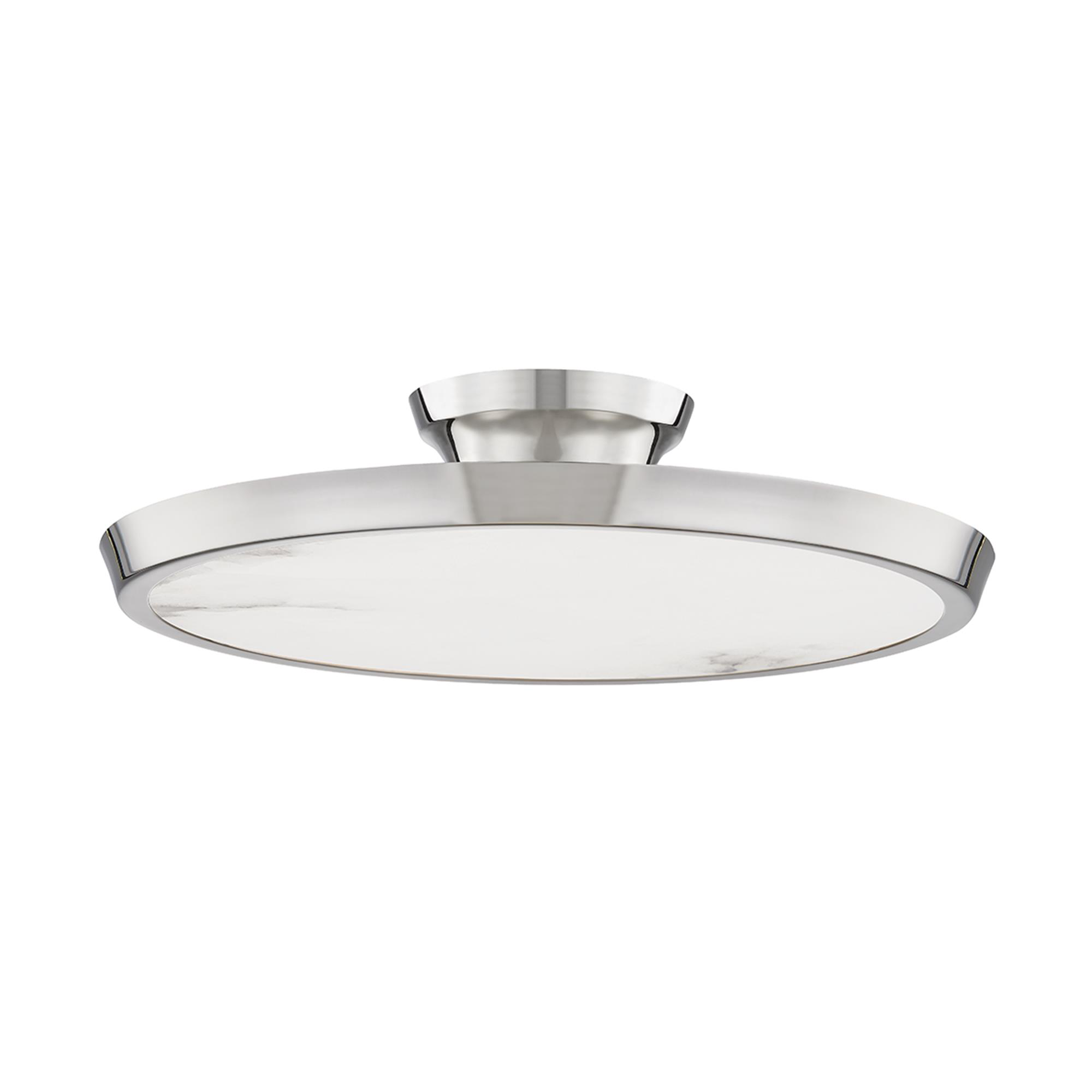 Draper 16 Inch Semi Flush Mount,