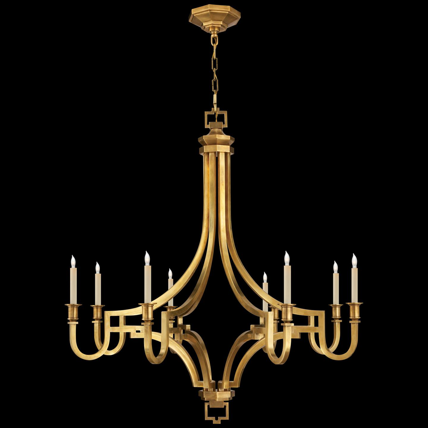 Shown in Antique-Burnished Brass finish and Chsnp Sold Separately shade
