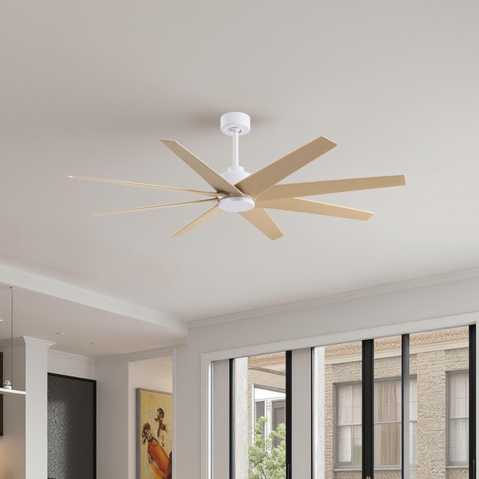 Ariella 64 Inch Ceiling Fan with Light Kit by Matthews Fan Company