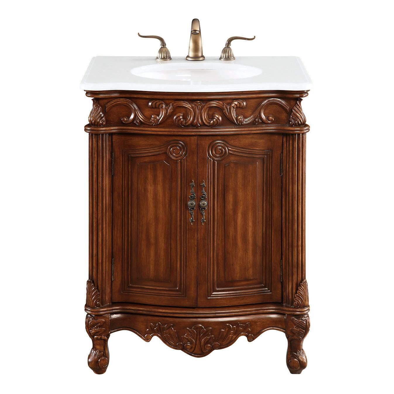 Shown in Teak finish