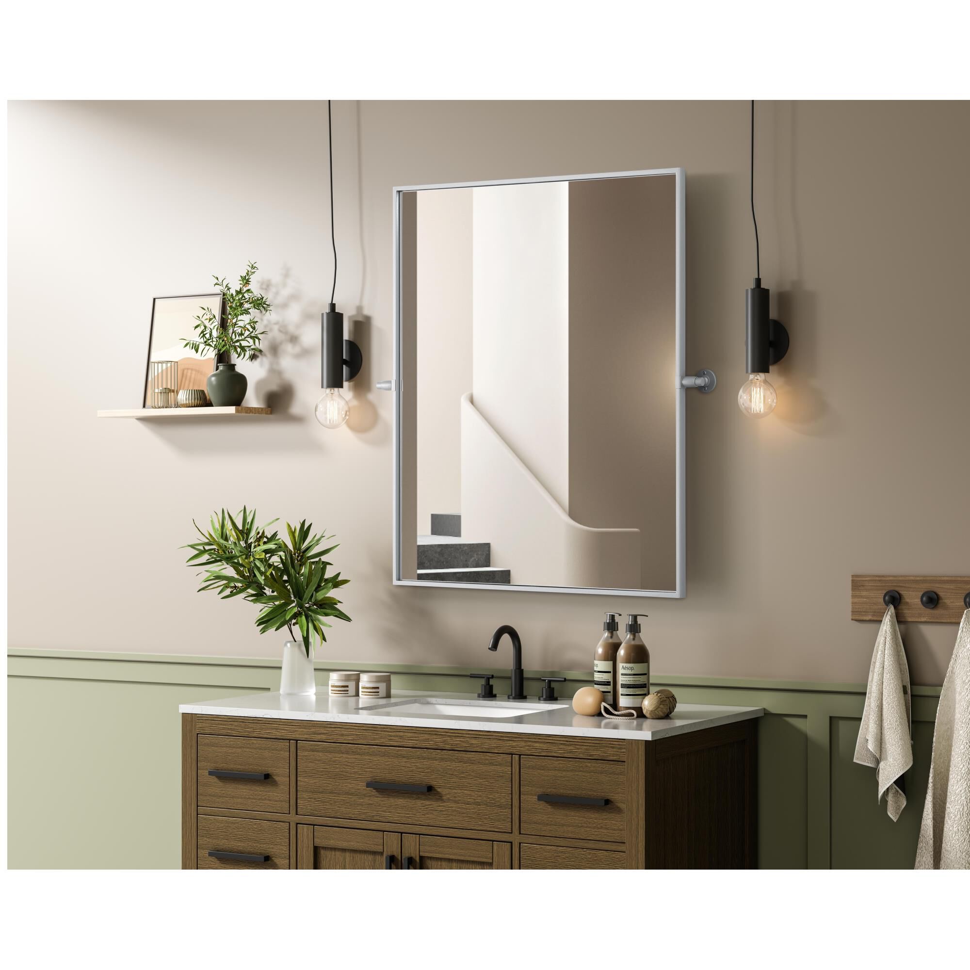 Shown in Silver finish