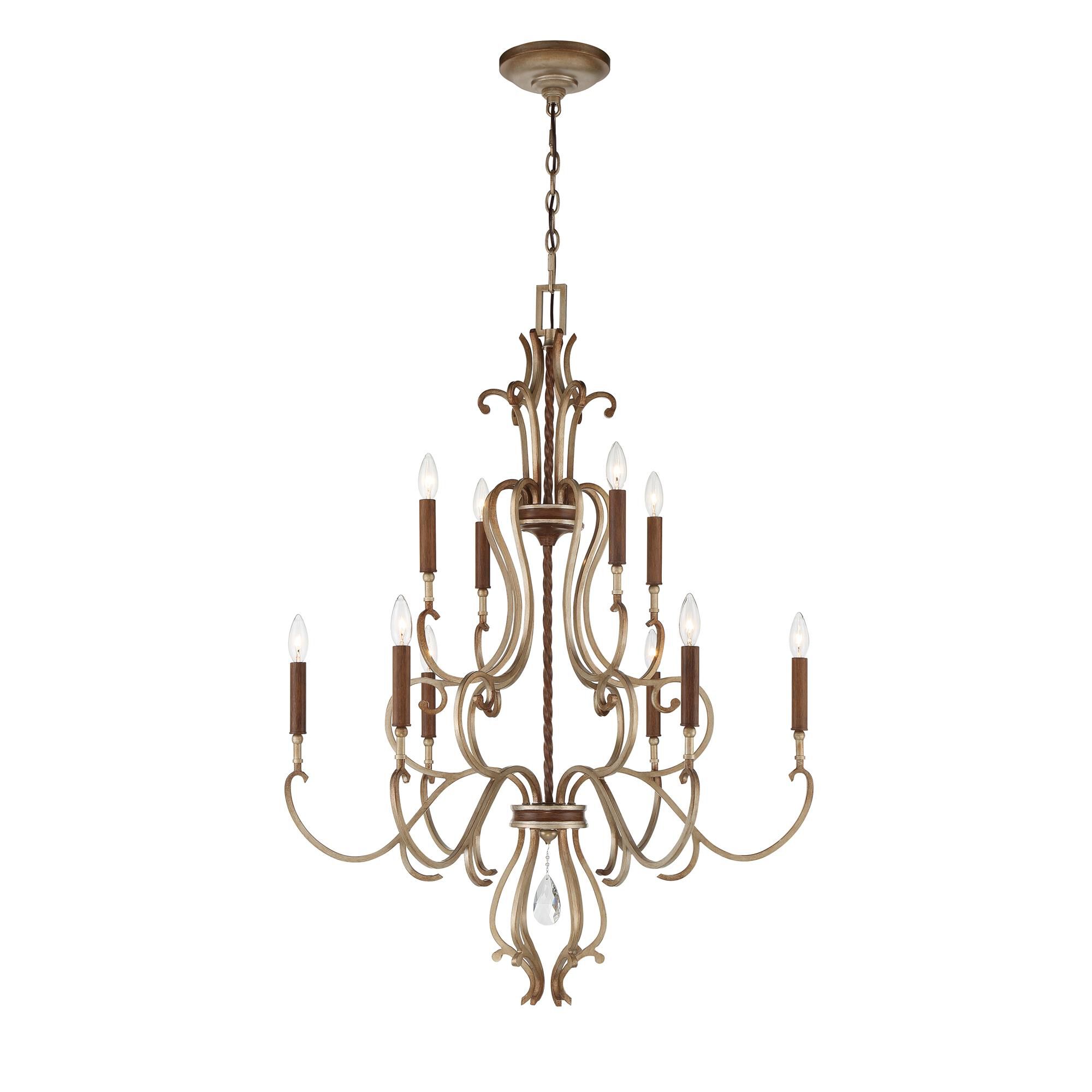 Shown in Pale Gold W/ Distressed Bronze finish