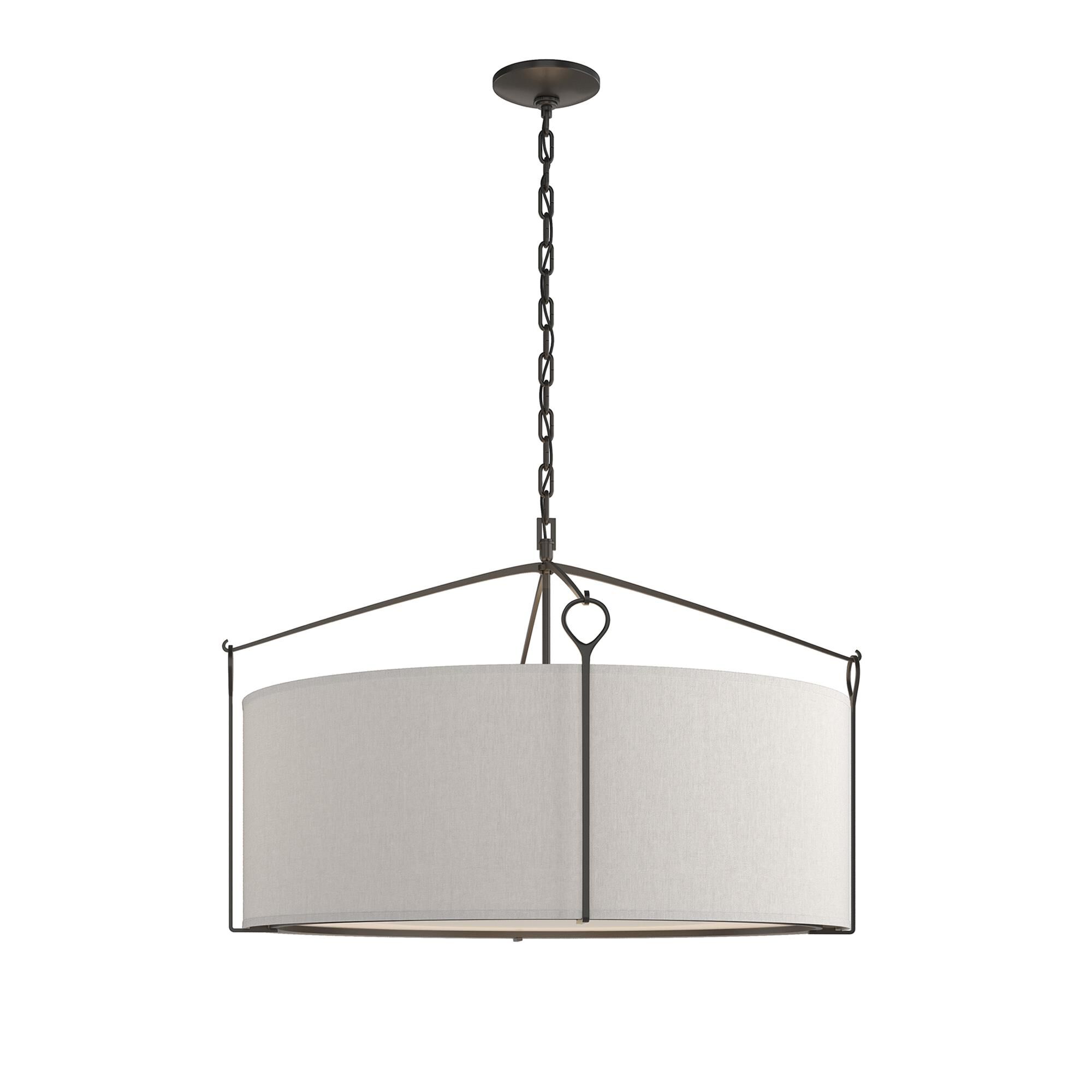 Shown in Black finish and Flax shade