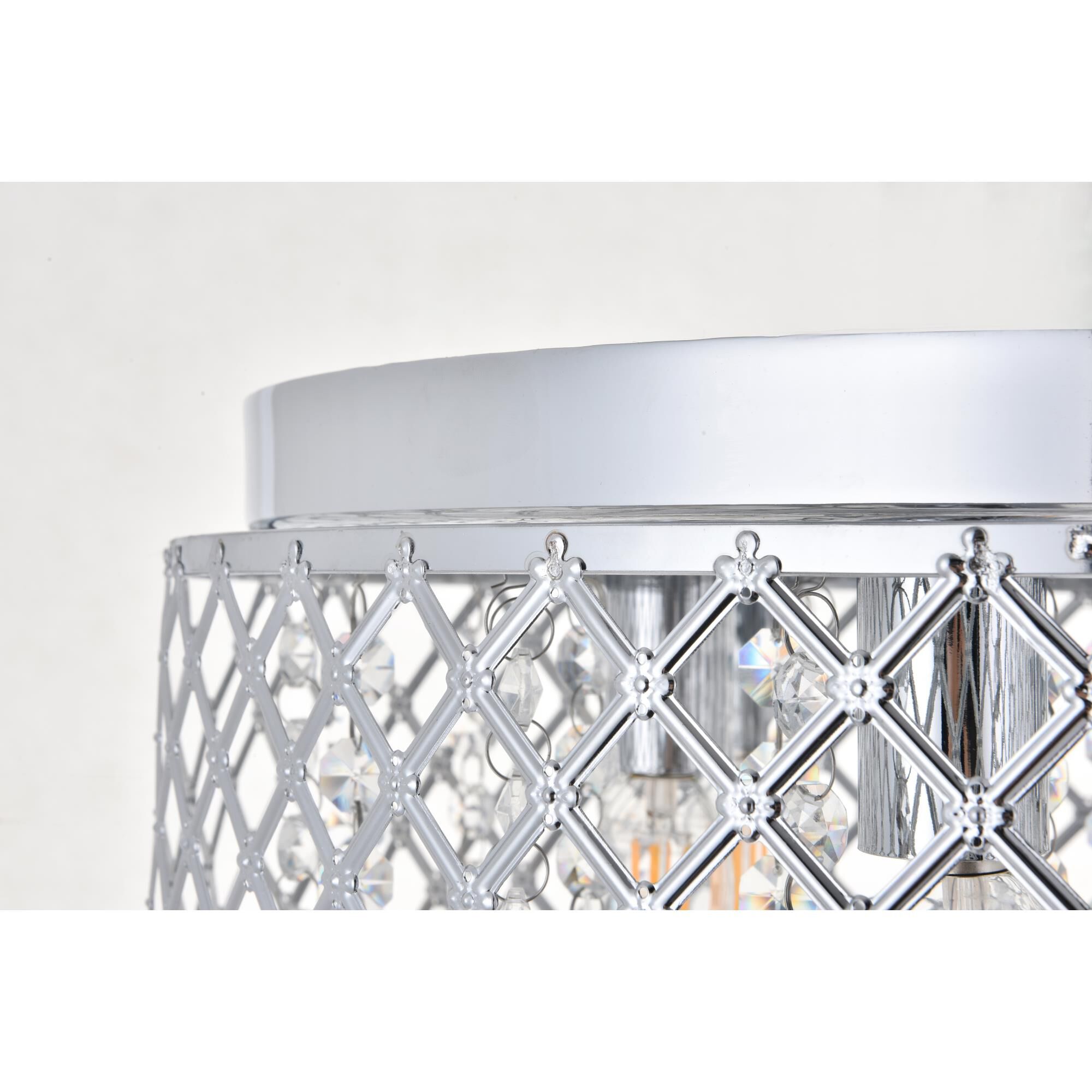 Tully 18 Inch 6 Light Flush Mount by Elegant Lighting