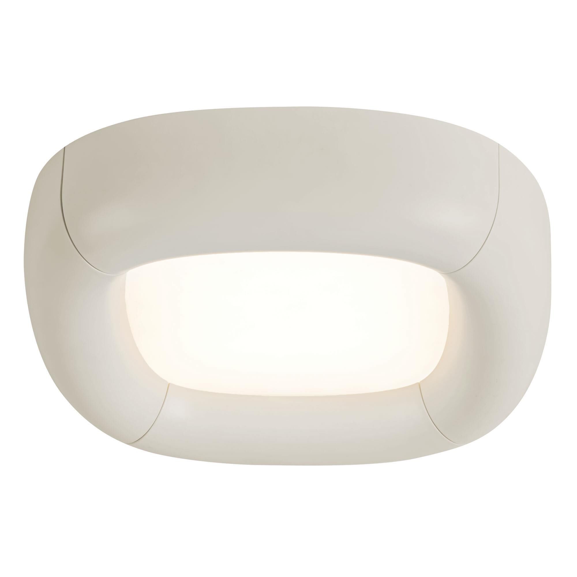 Shown in Pearl White finish and Frosted Acrylic Diffuser glass
