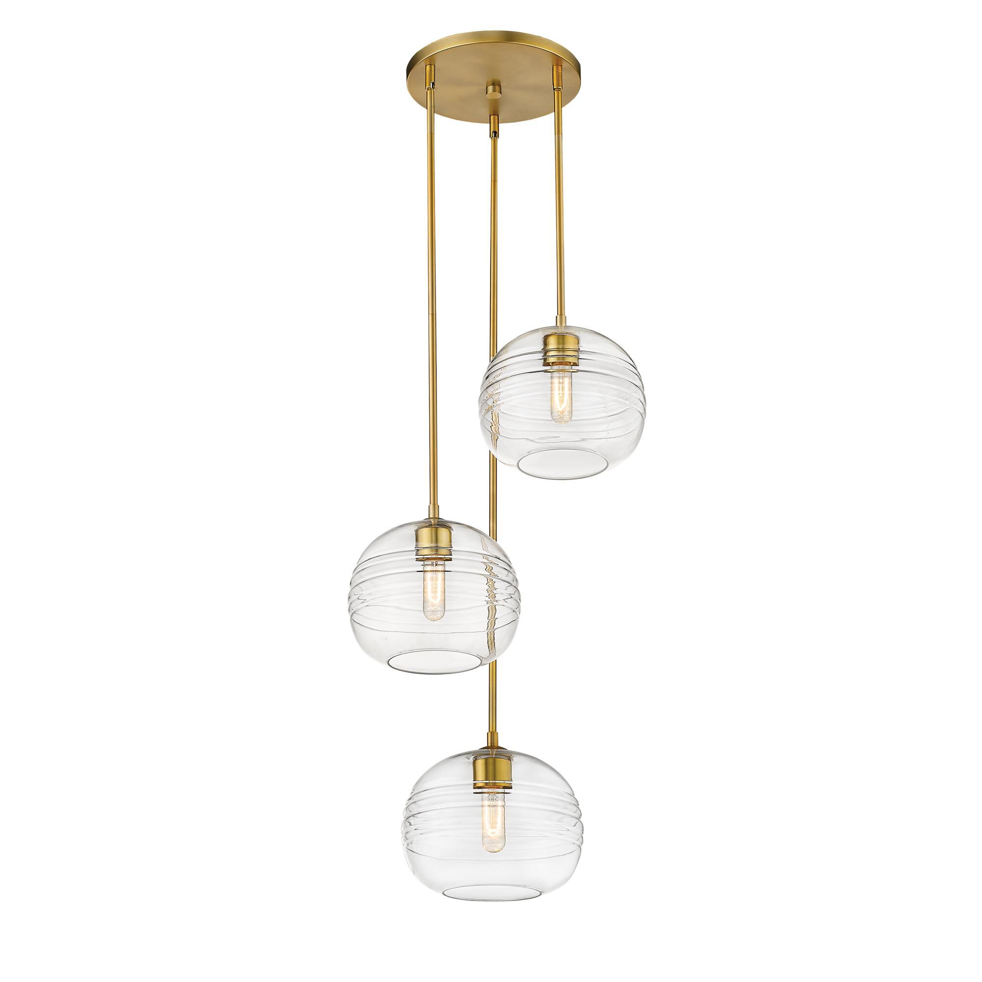 Harmony 20 Inch 3 Light Mini Chandelier by Z-Lite