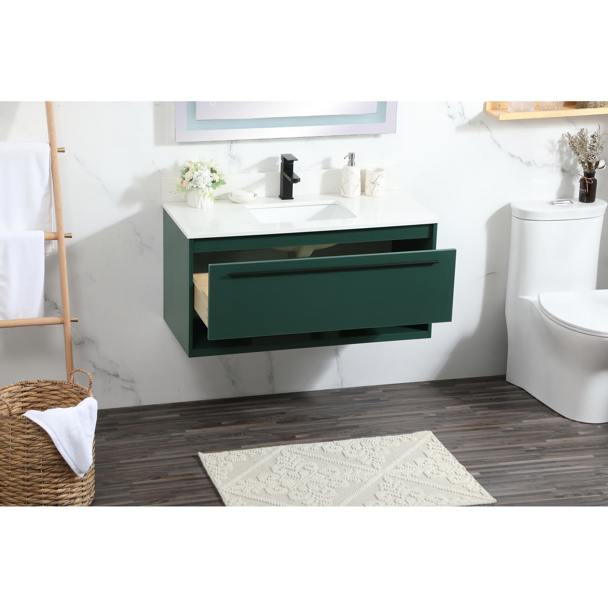 Shown in Green finish