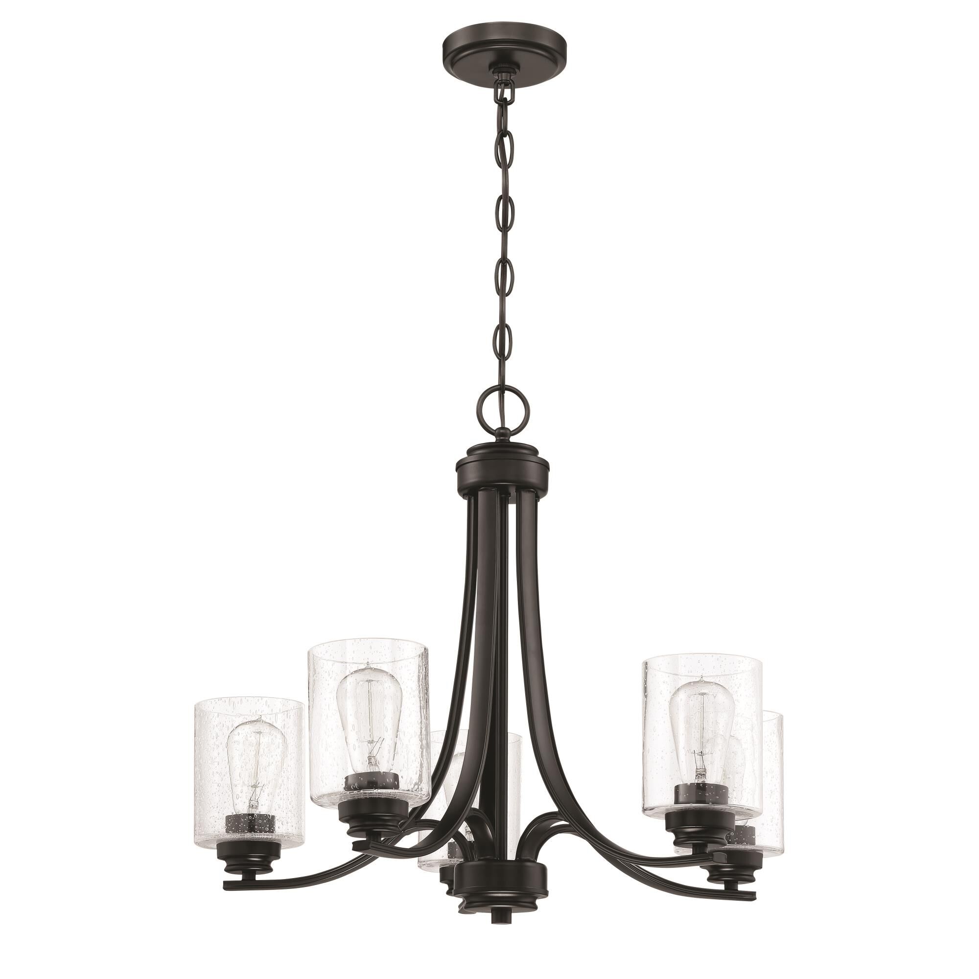 Bolden 24 Inch 5 Light Chandelier by Craftmade