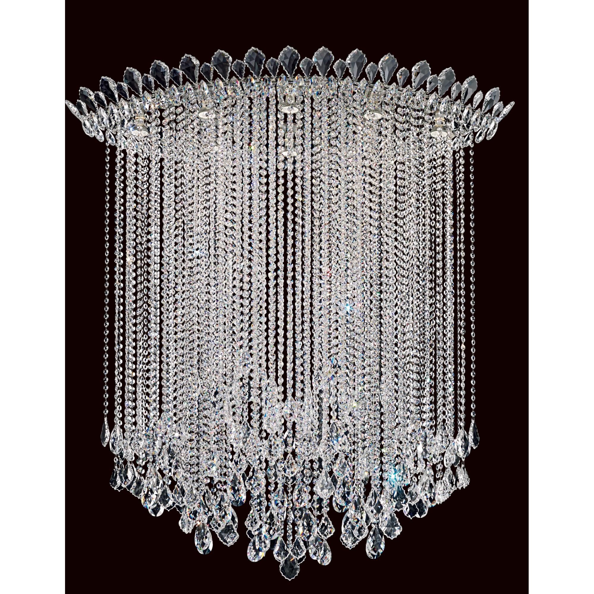 Trilliane Strands 45 Inch 8 Light Flush Mount by Schonbek