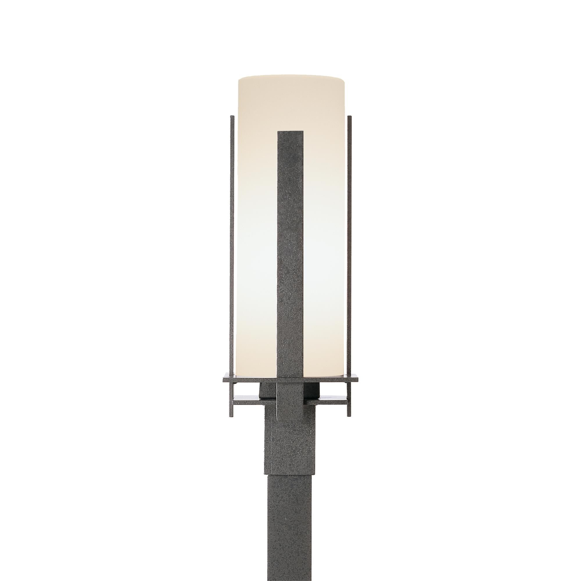 Shown in Natural Iron finish and Opal  glass