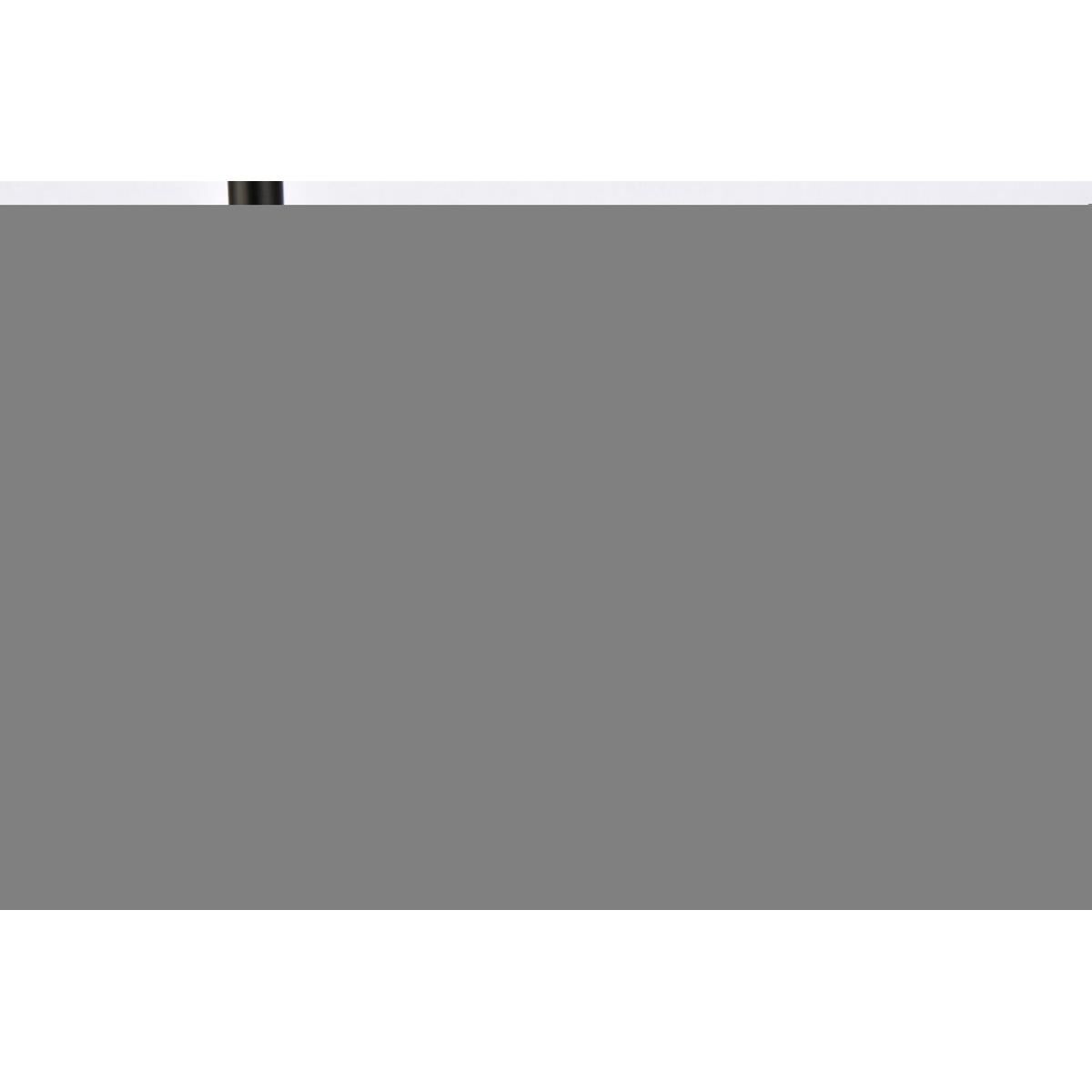 Shown in Black finish and White glass