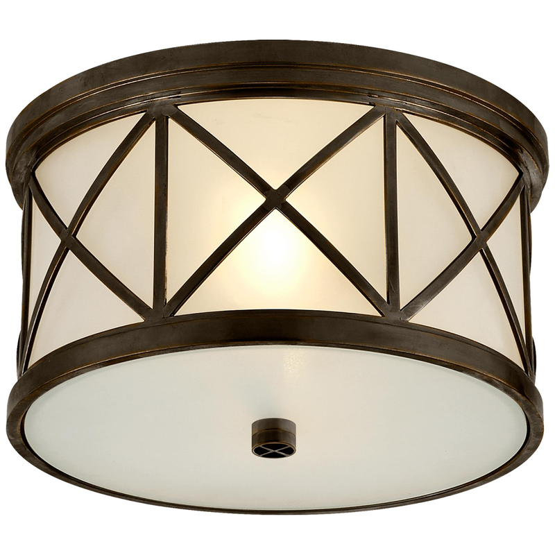 Suzanne Kasler Montpelier 11 Inch 2 Light Flush Mount by Visual Comfort Signature Collection