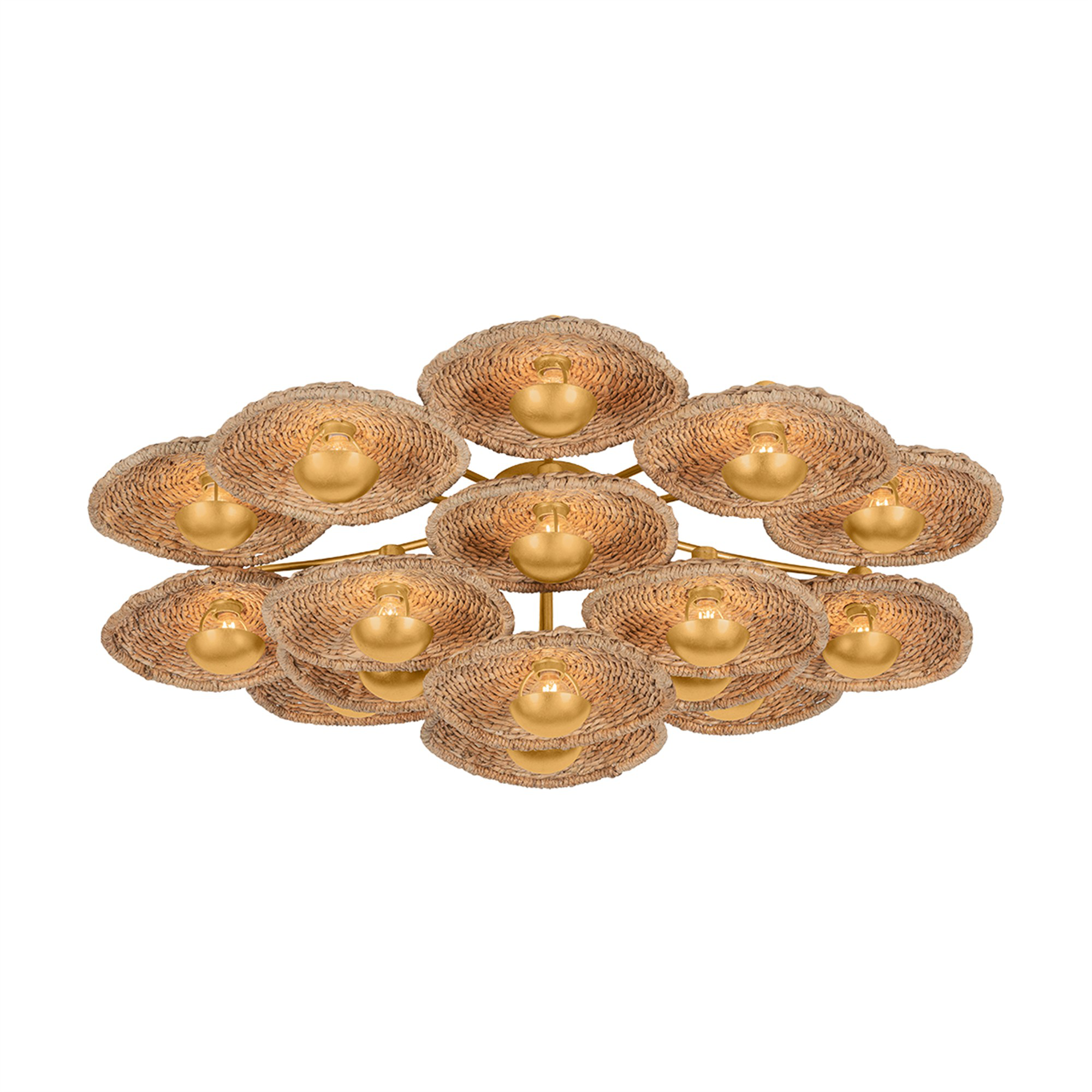 Colline 40 Inch Semi Flush Mount,