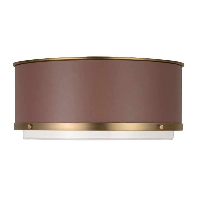 Ralph Lauren Marlowe 13 Inch 2 Light Flush Mount by Visual Comfort Studio
