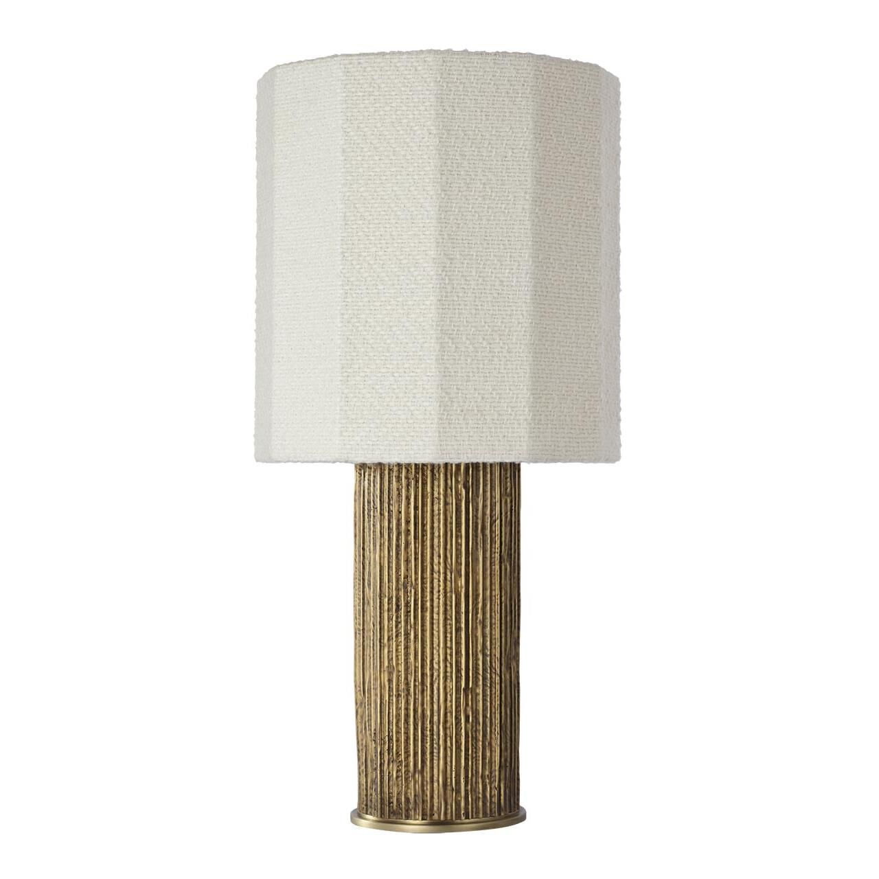 Shown in Ridged Tombac finish and Decorative Boucle shade