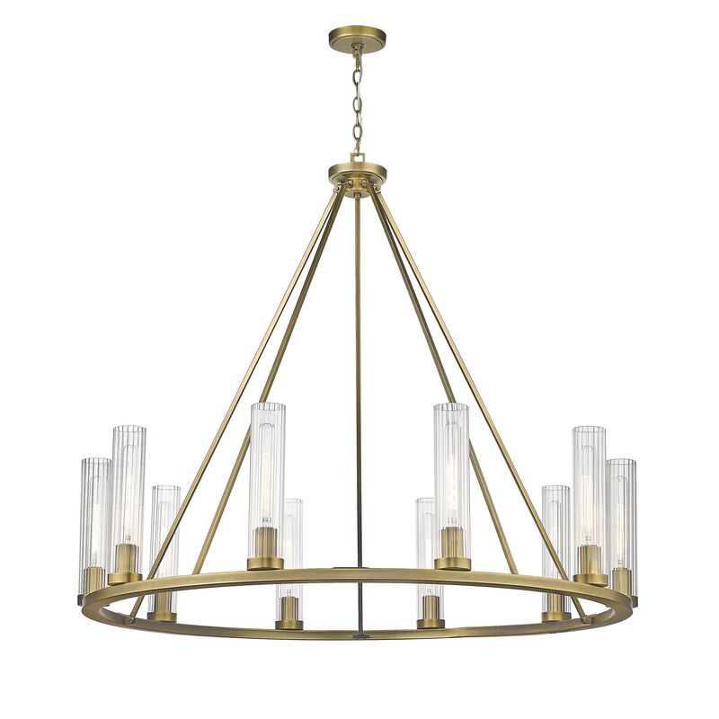 Beau 46 Inch 10 Light Chandelier by Z-Lite