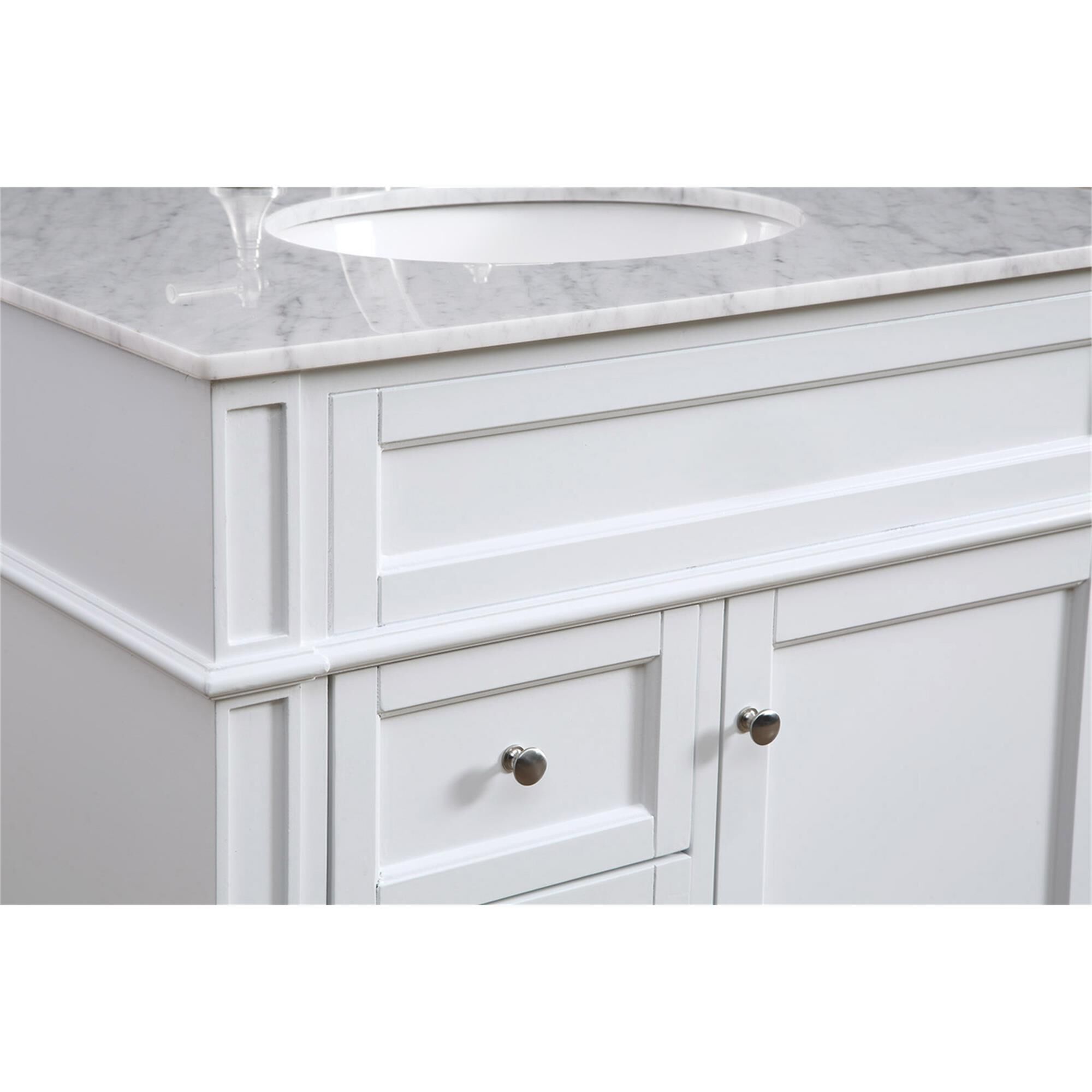 Shown in White finish
