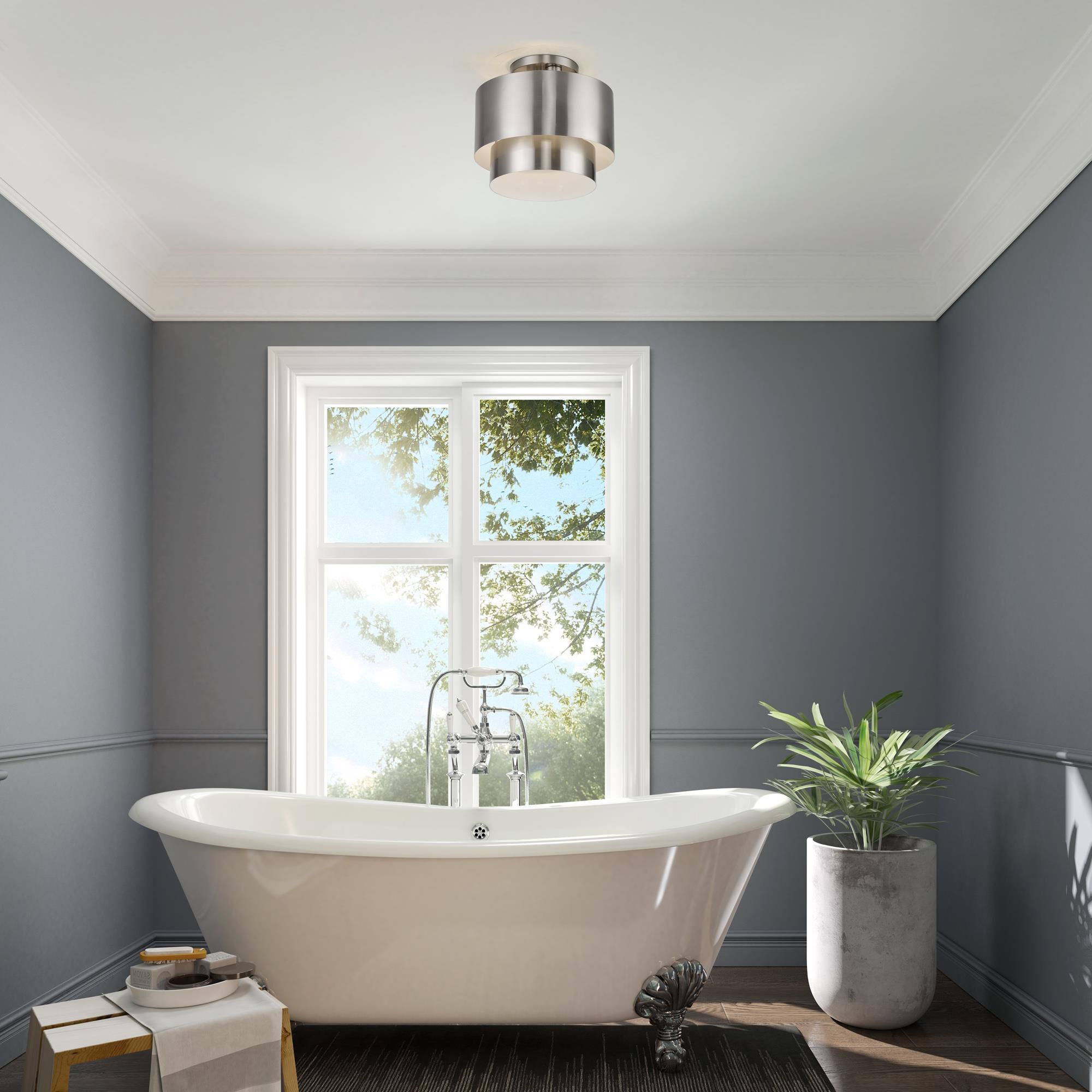 Zolana 12 Inch Semi Flush Mount by Livex Lighting