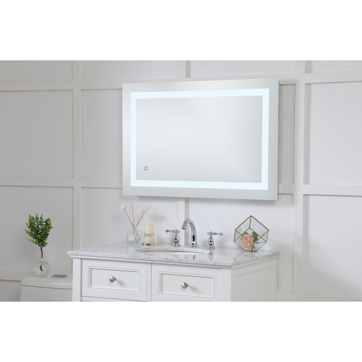 Helios LED Lighted Mirrors by Elegant Decor