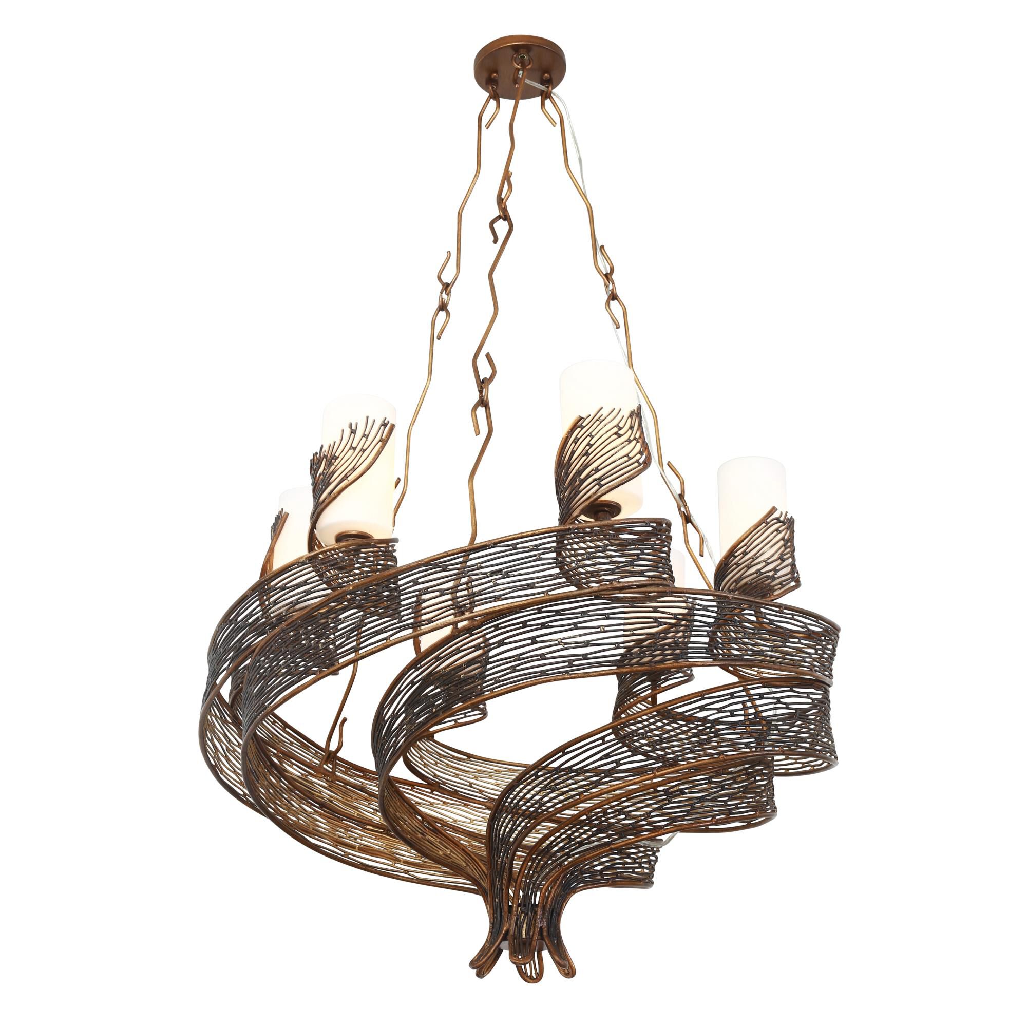 Flow 29 Inch 6 Light Chandelier by Varaluz