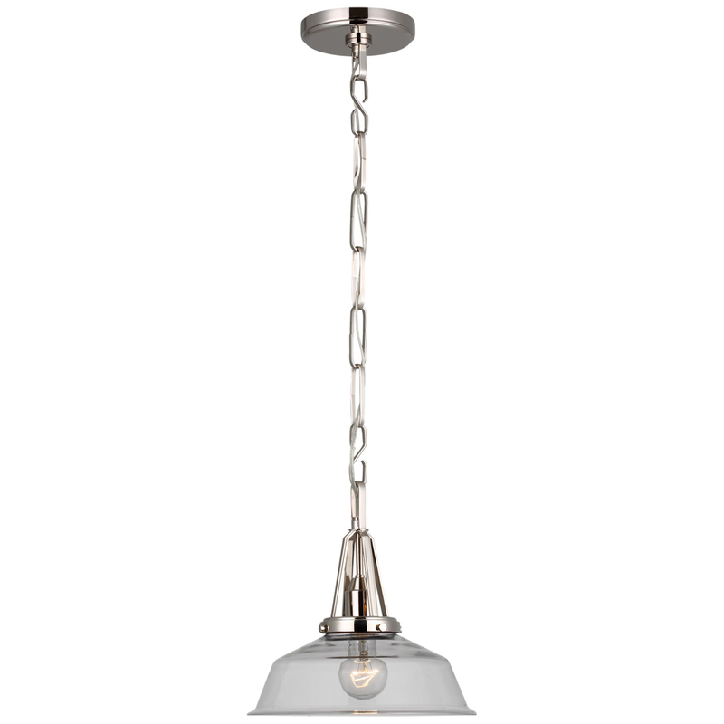 Visual Comfort Signature Collection Chapman & Myers Layton 10 Inch Mini Pendant