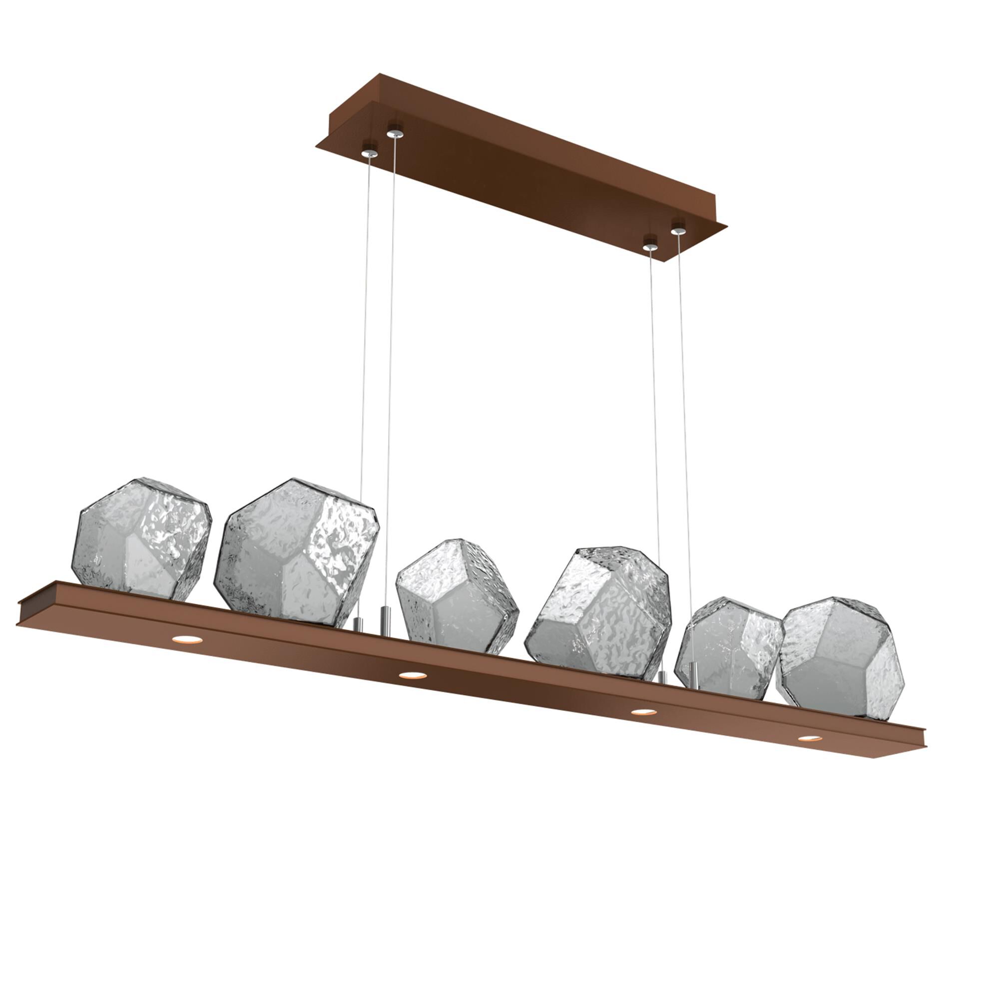 Shown in Burnished Bronze finish and Smoke glass