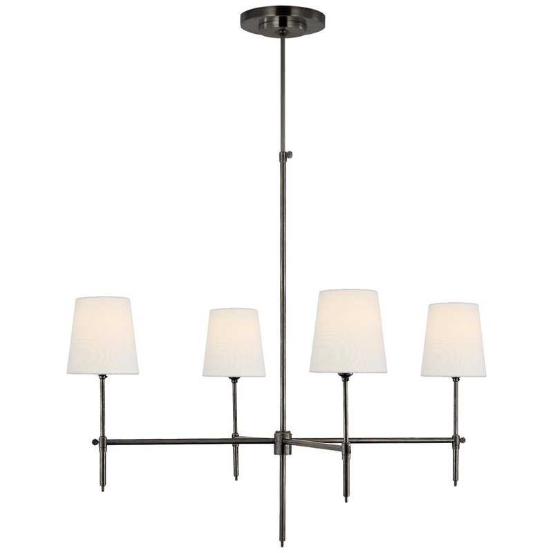 Thomas O'Brien Bryant 36 Inch 4 Light Chandelier by Visual Comfort Signature Collection