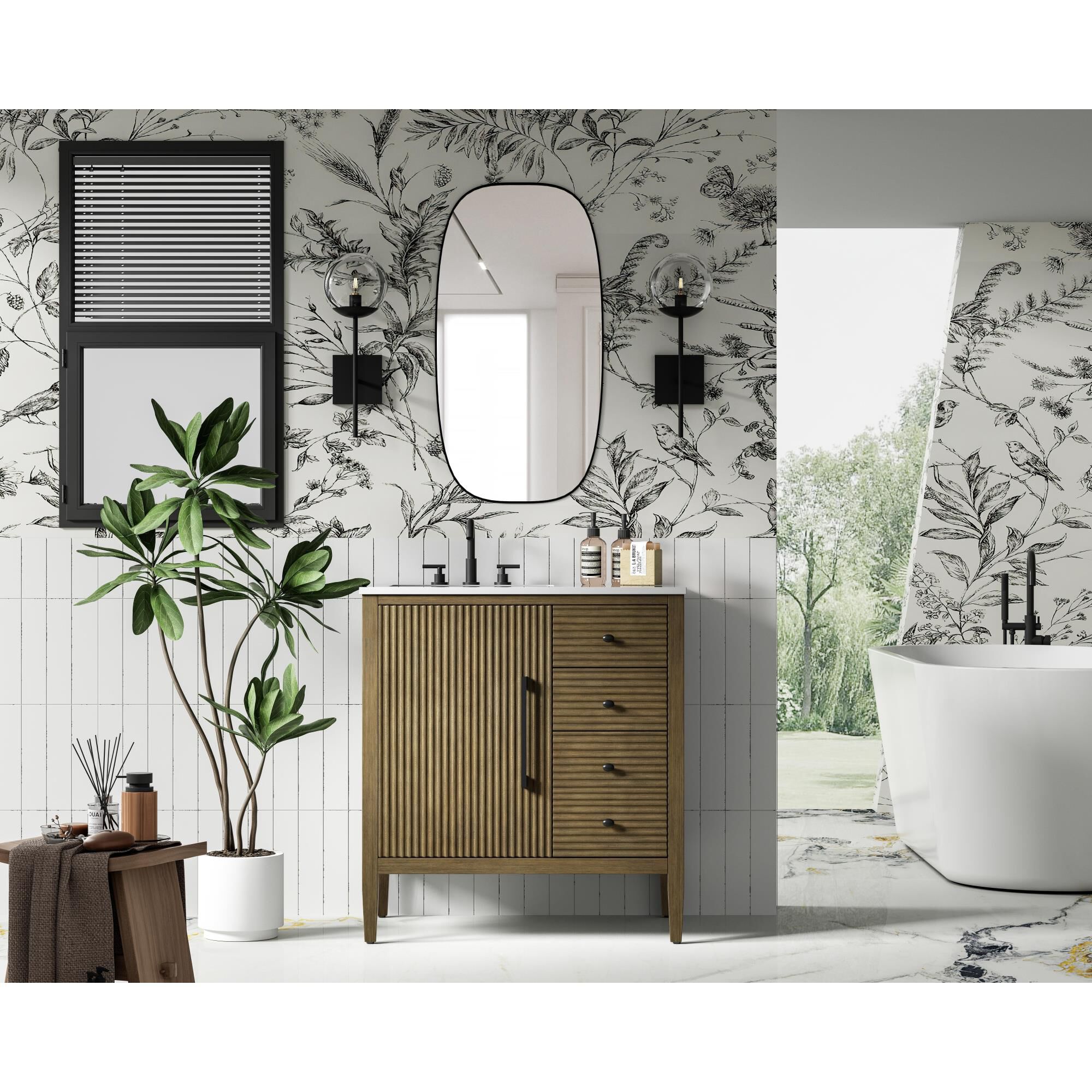 Blakely 32 Inch Bath Vanity by Elegant Dcor