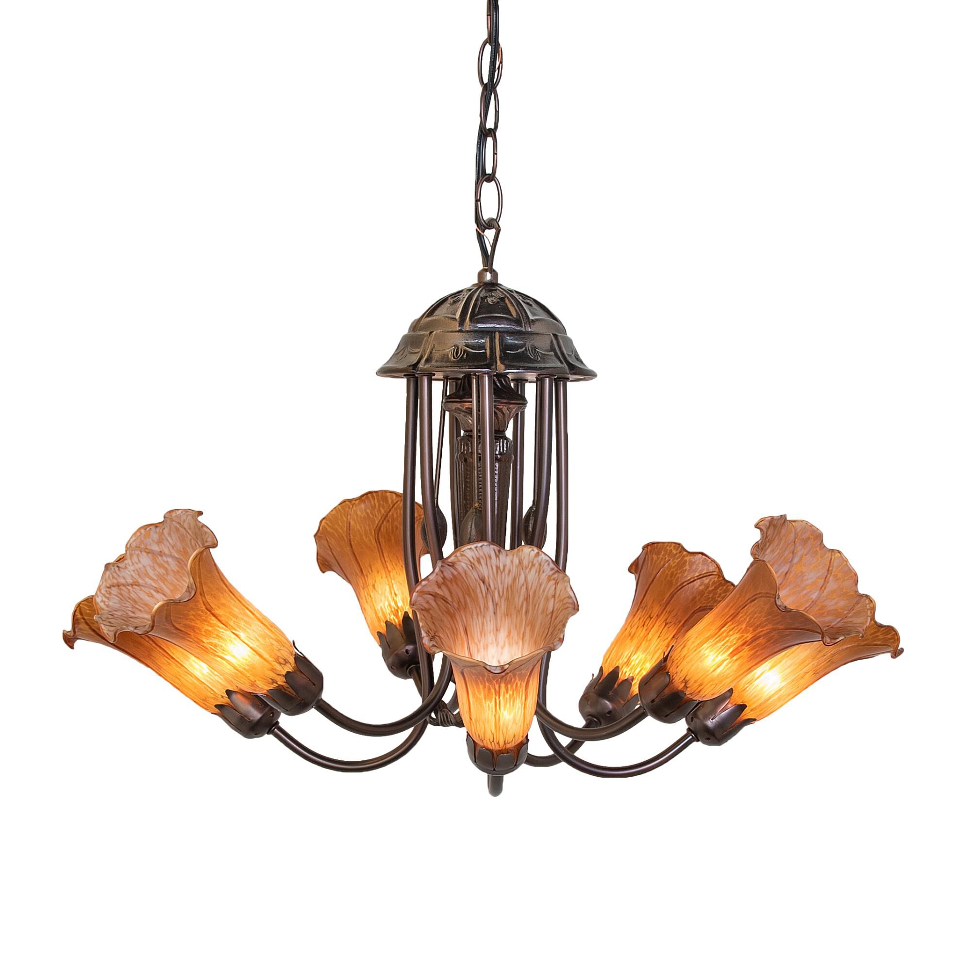 Shown in Mahogany Bronze finish and Amber /Acrylic glass