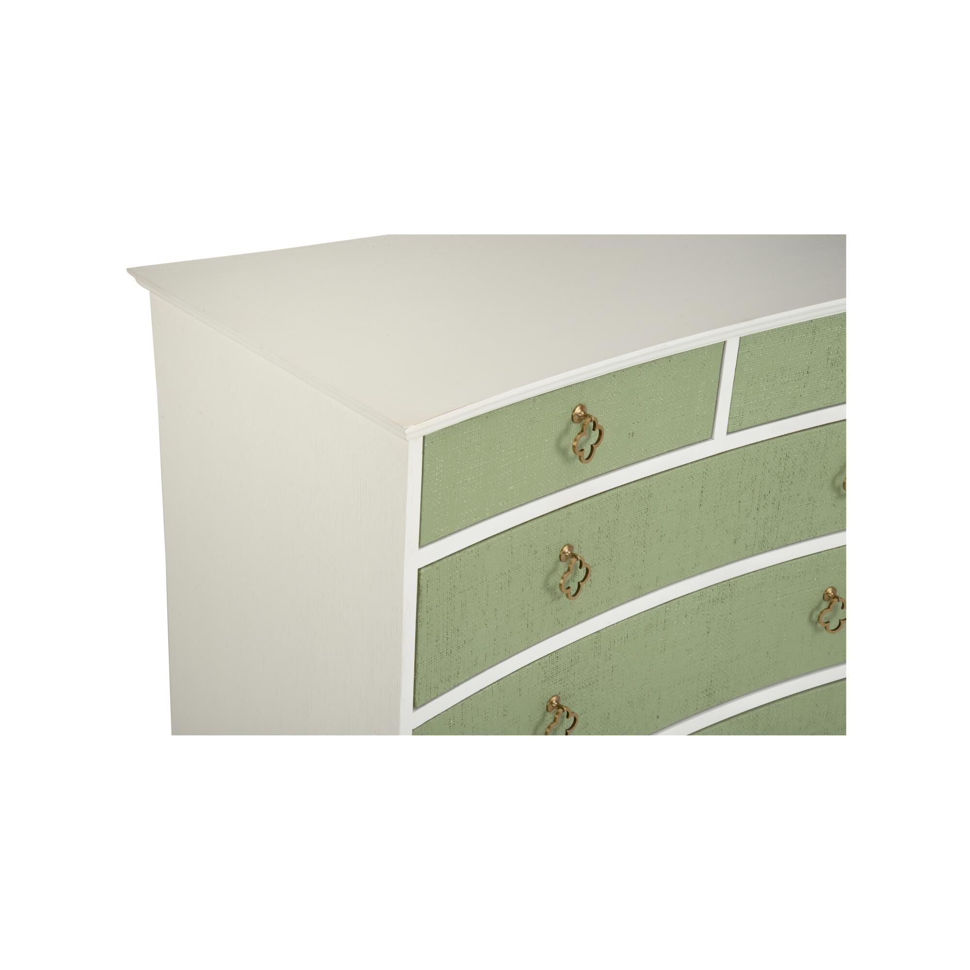 Shown in White, Cream and Green finish