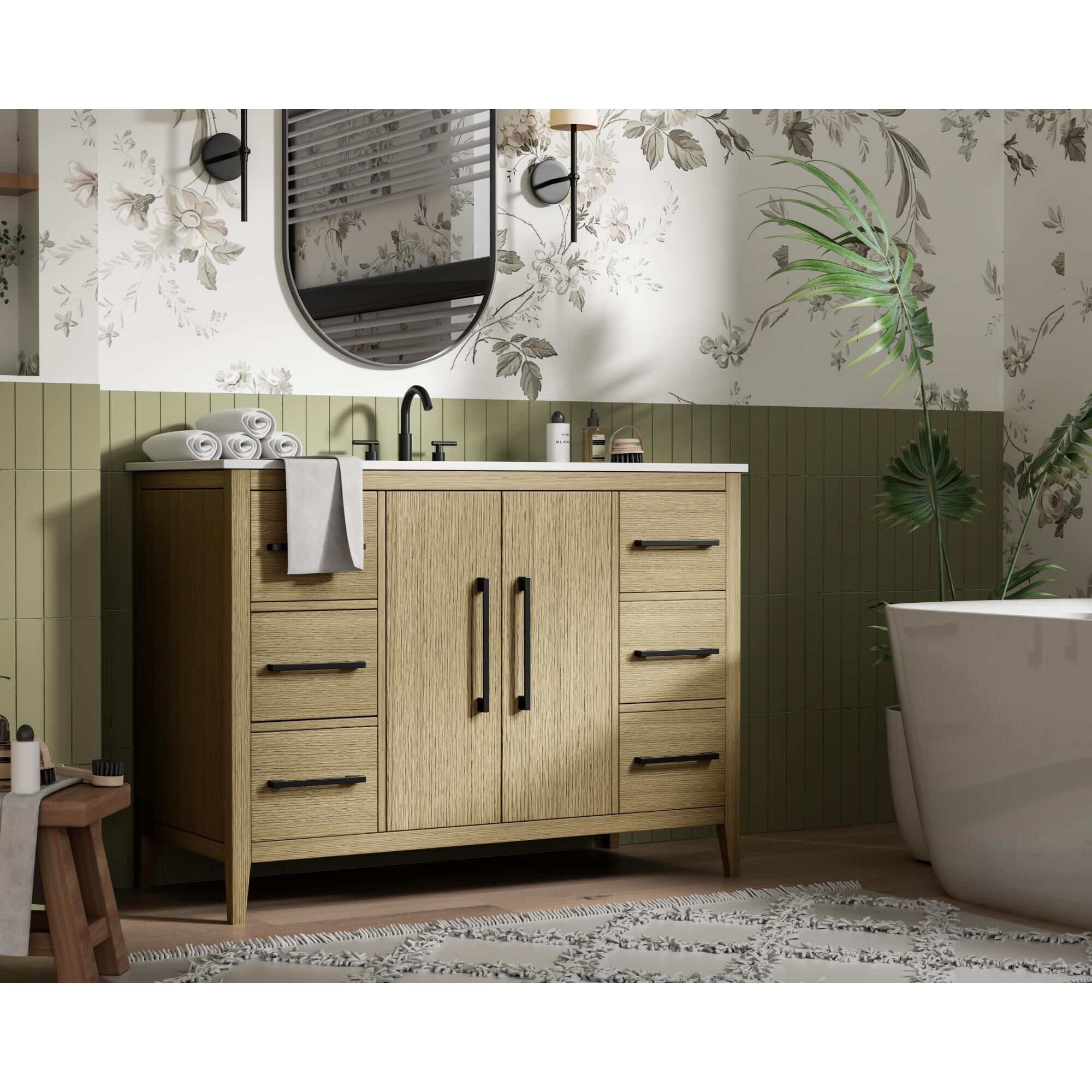 Millie 48 Inch Bath Vanity by Elegant Dcor