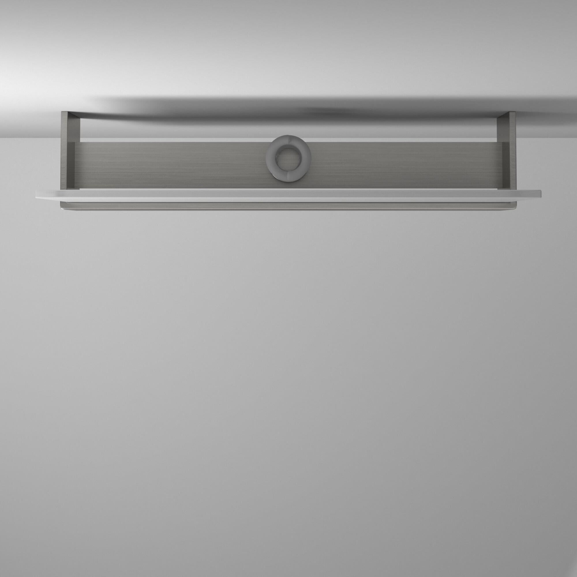 Shown in Matte Nickel finish and Satin glass