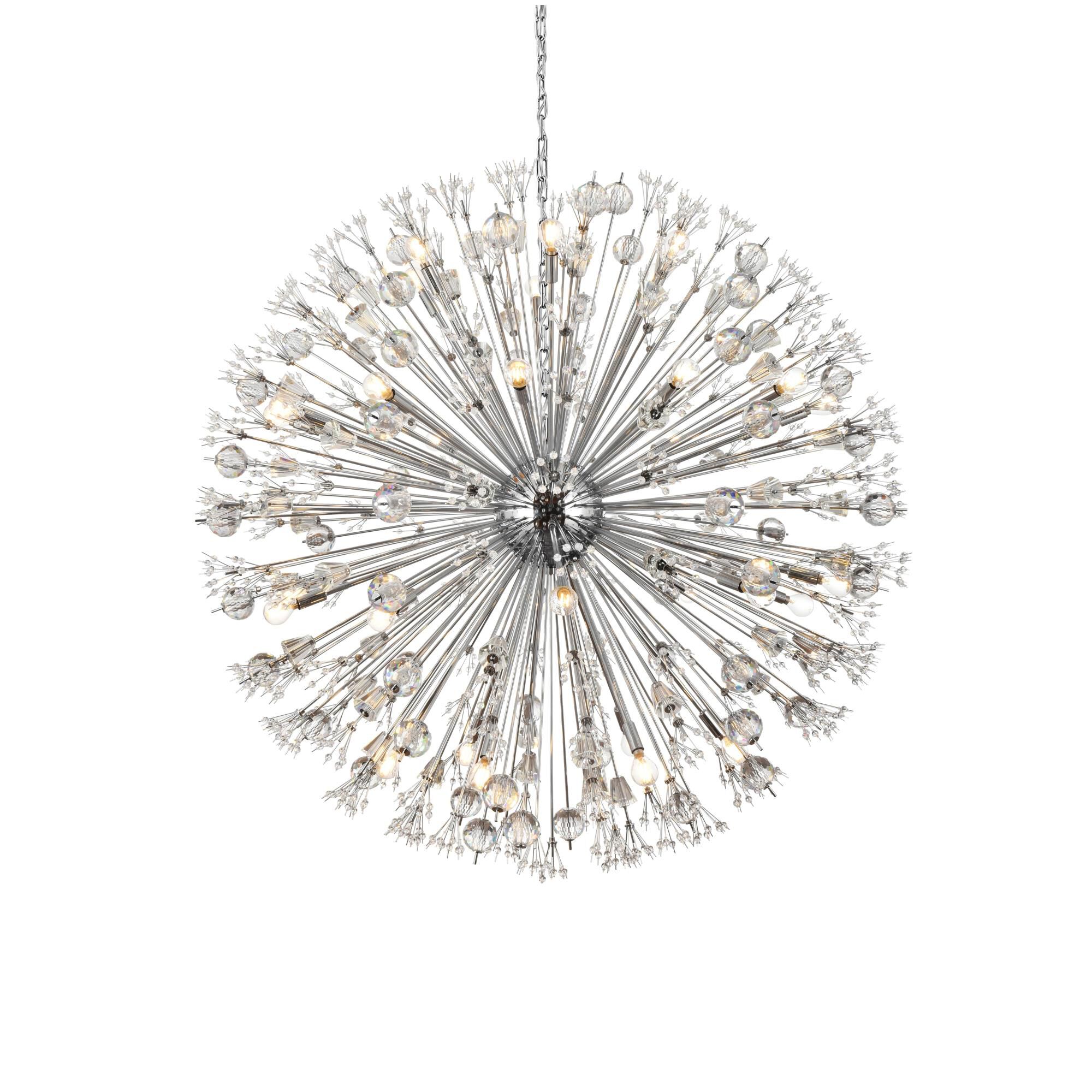 Shown in Chrome finish and Royal Cut crystal