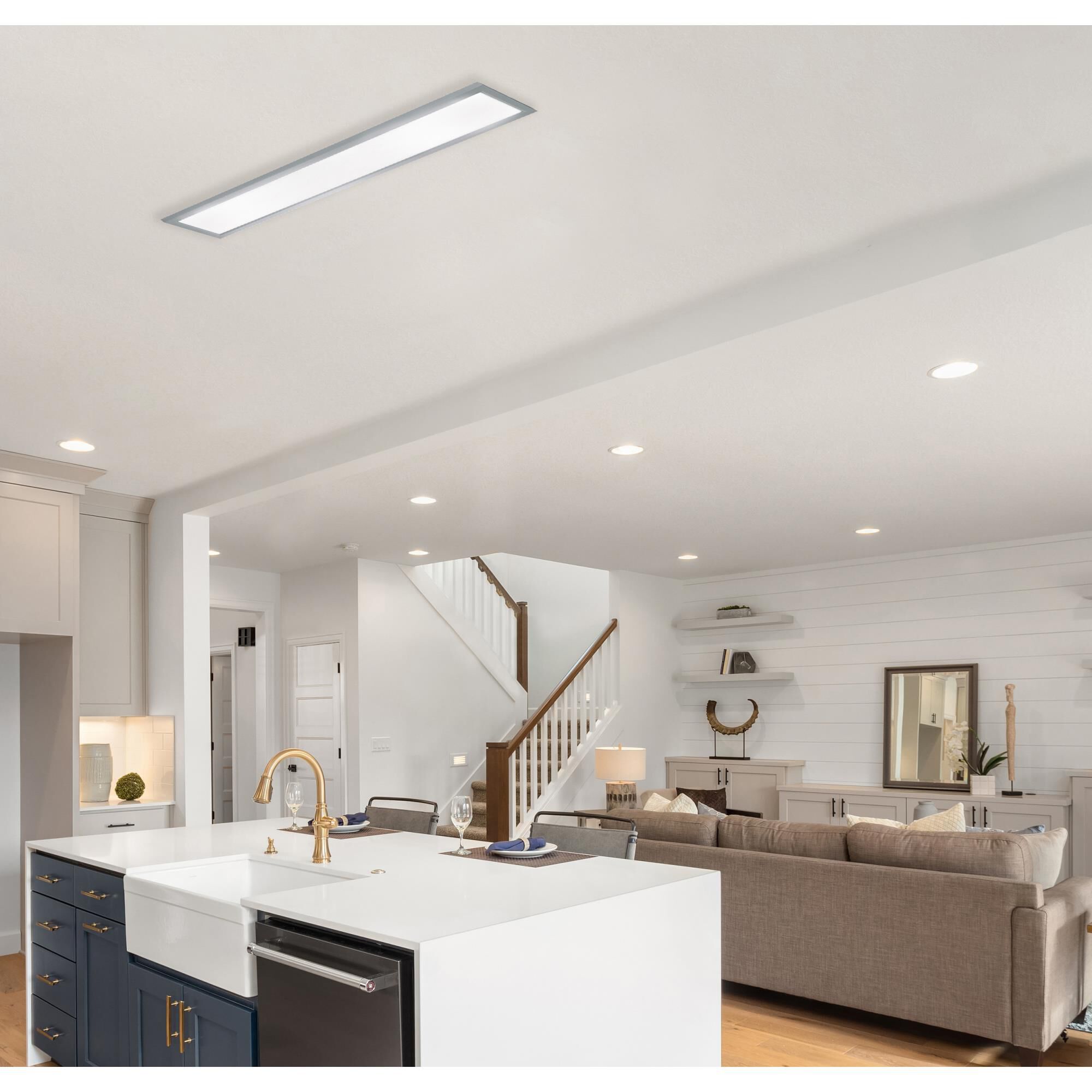 Shown in Satin Nickel finish and Frosted White Acrylic glass