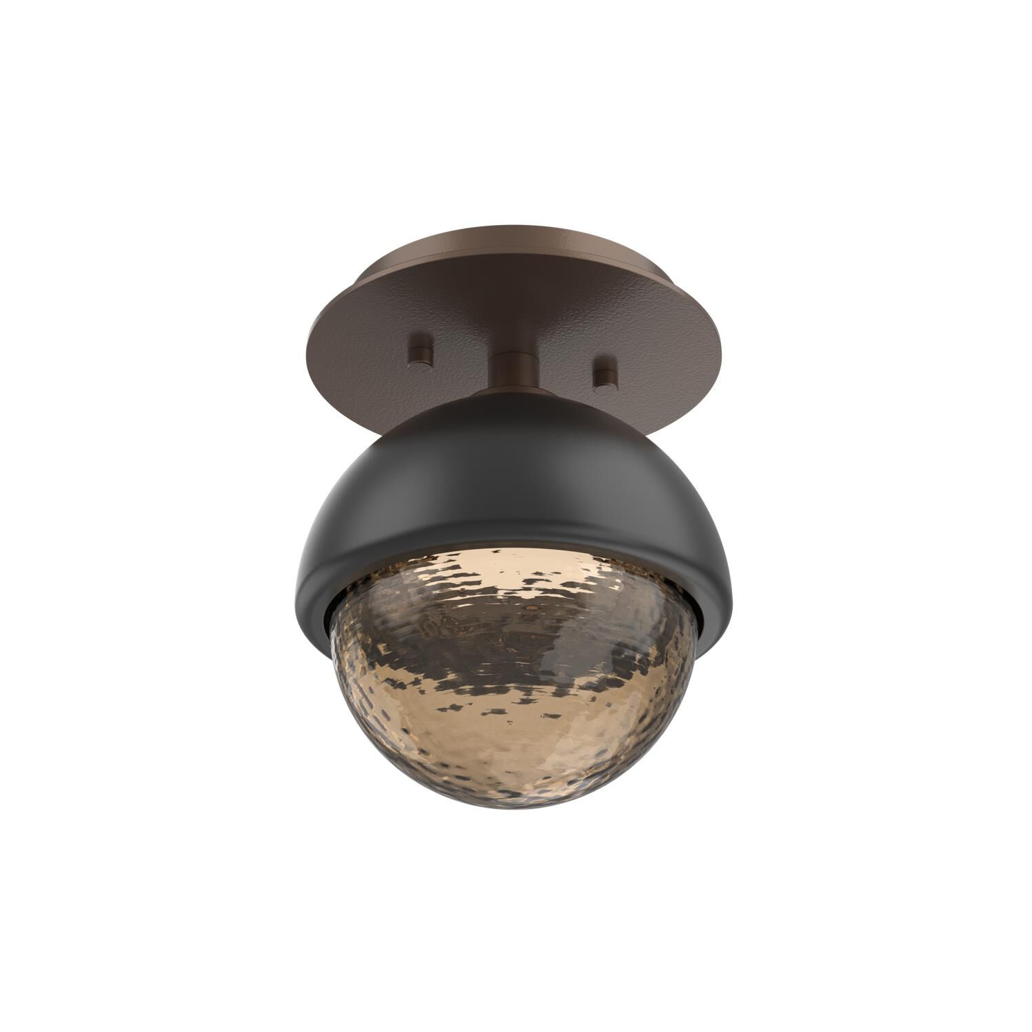 Shown in Burnished Bronze finish and Bronze glass and Matte Black accent