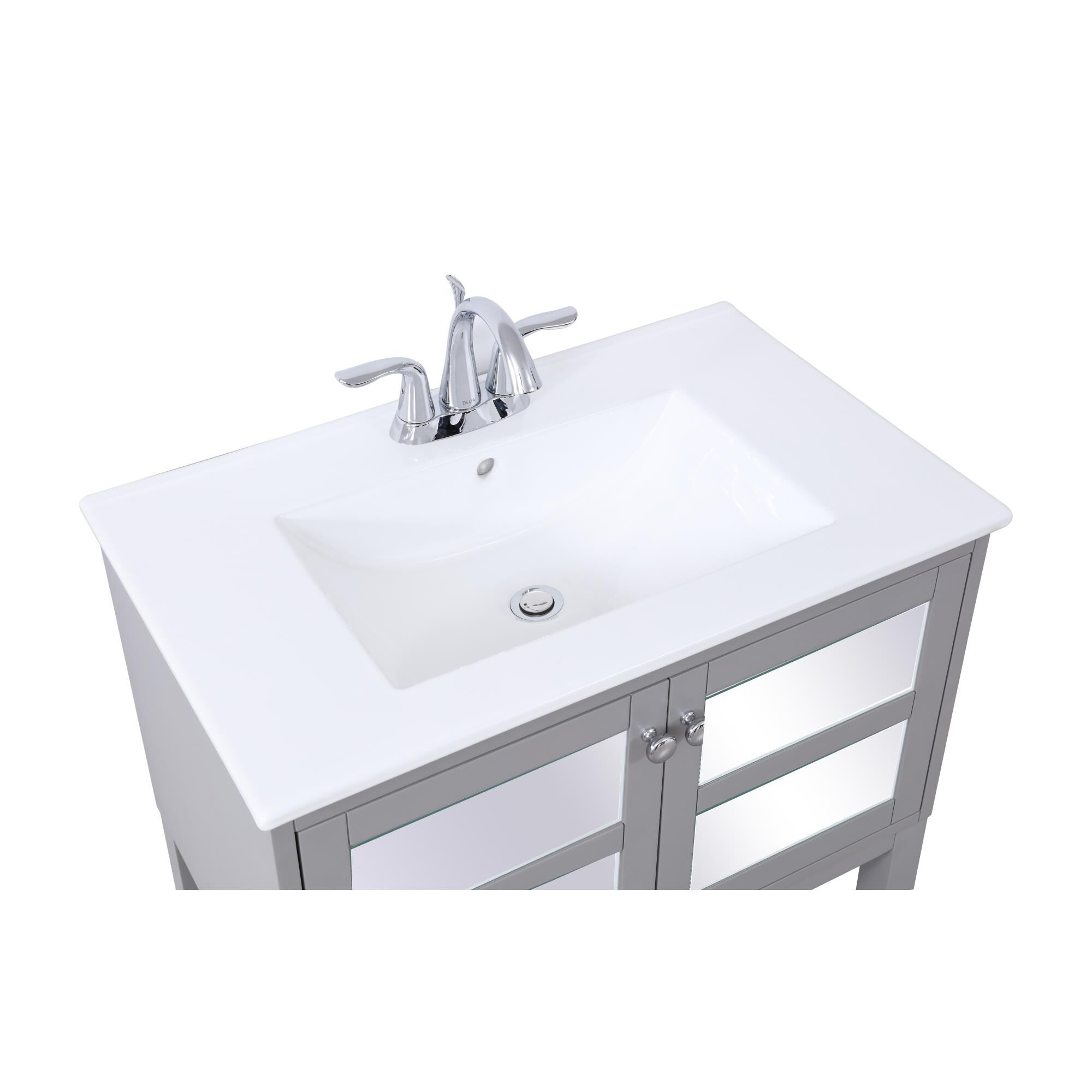 Shown in Grey finish